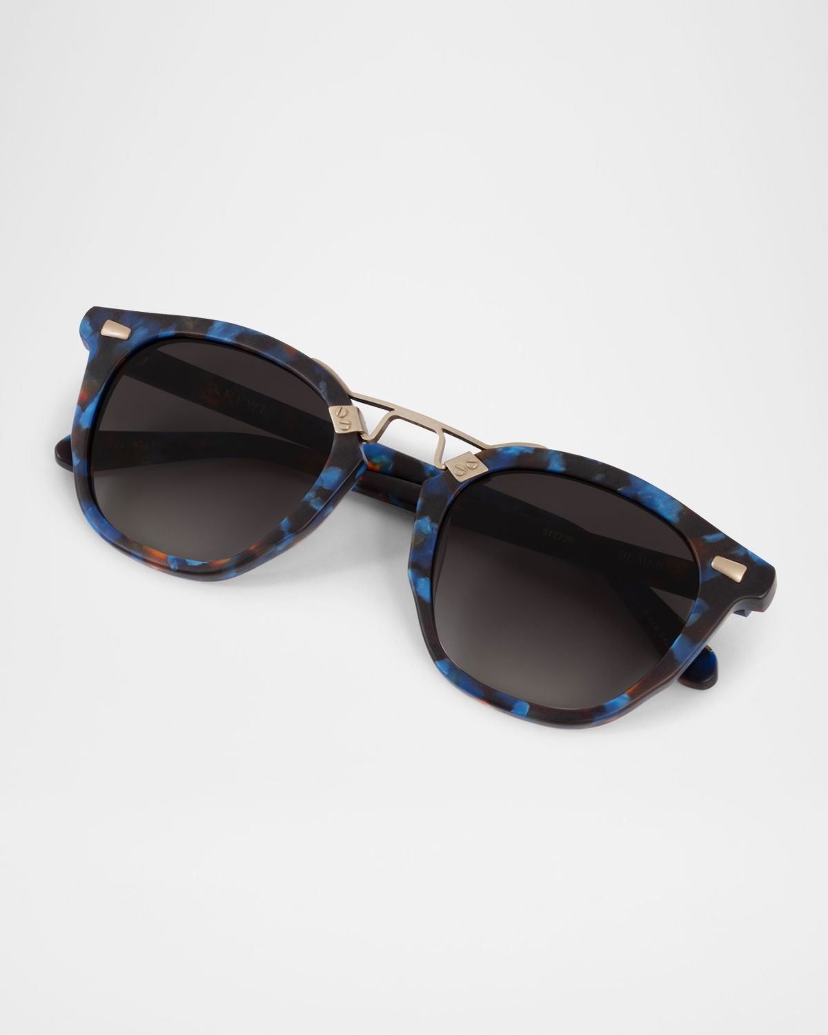 KREWE Beau II Acetate & Stainless Steel Square Sunglasses