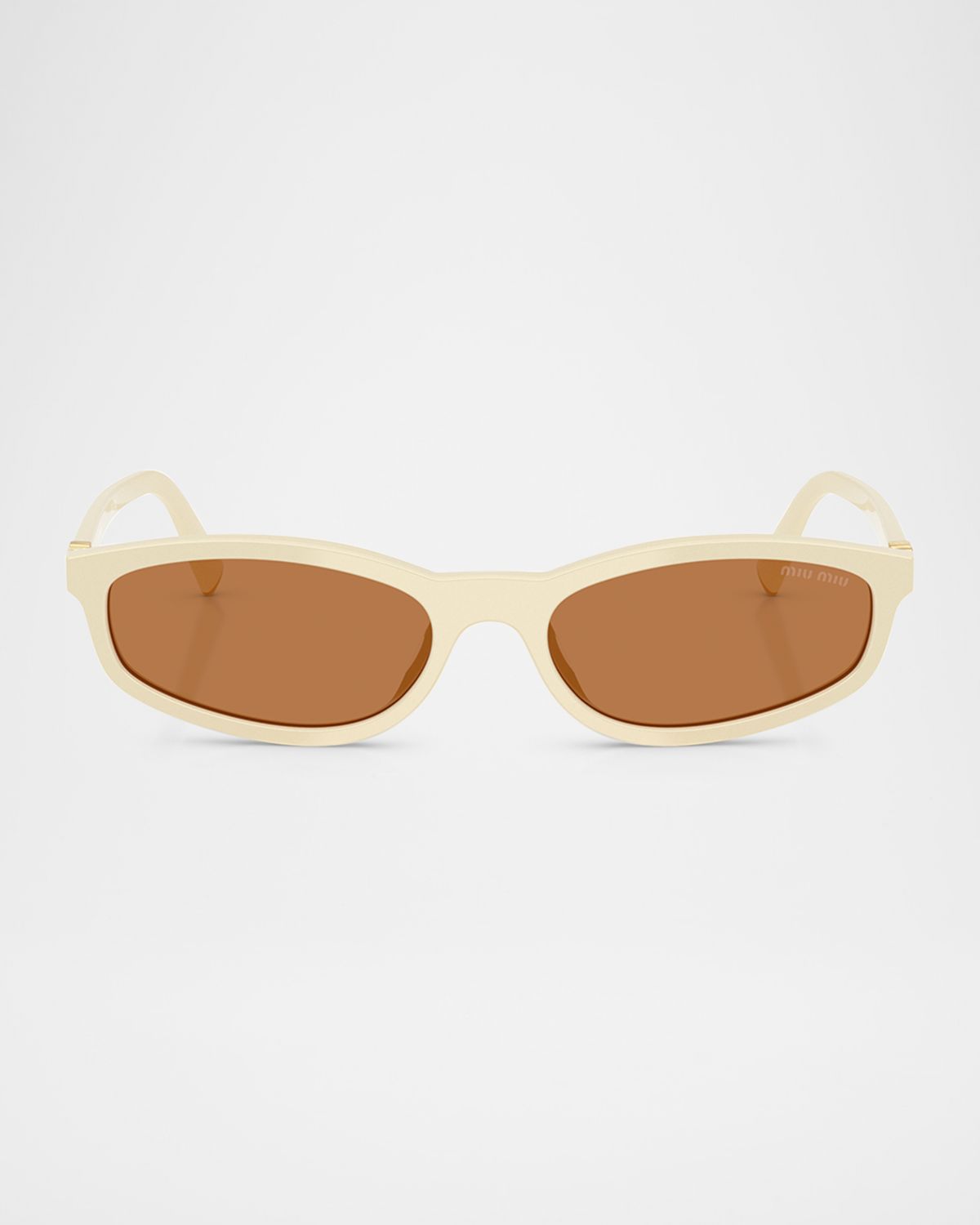 Miu Miu Miu Regarde MU A06S Acetate Oval Sunglasses