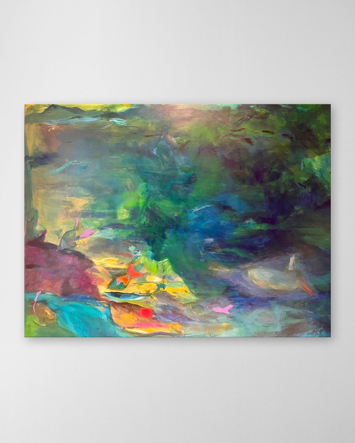 RFA Fine Art "Fishing" Hand-Embellished Giclee by Kate Baldock | Thumbnail 4