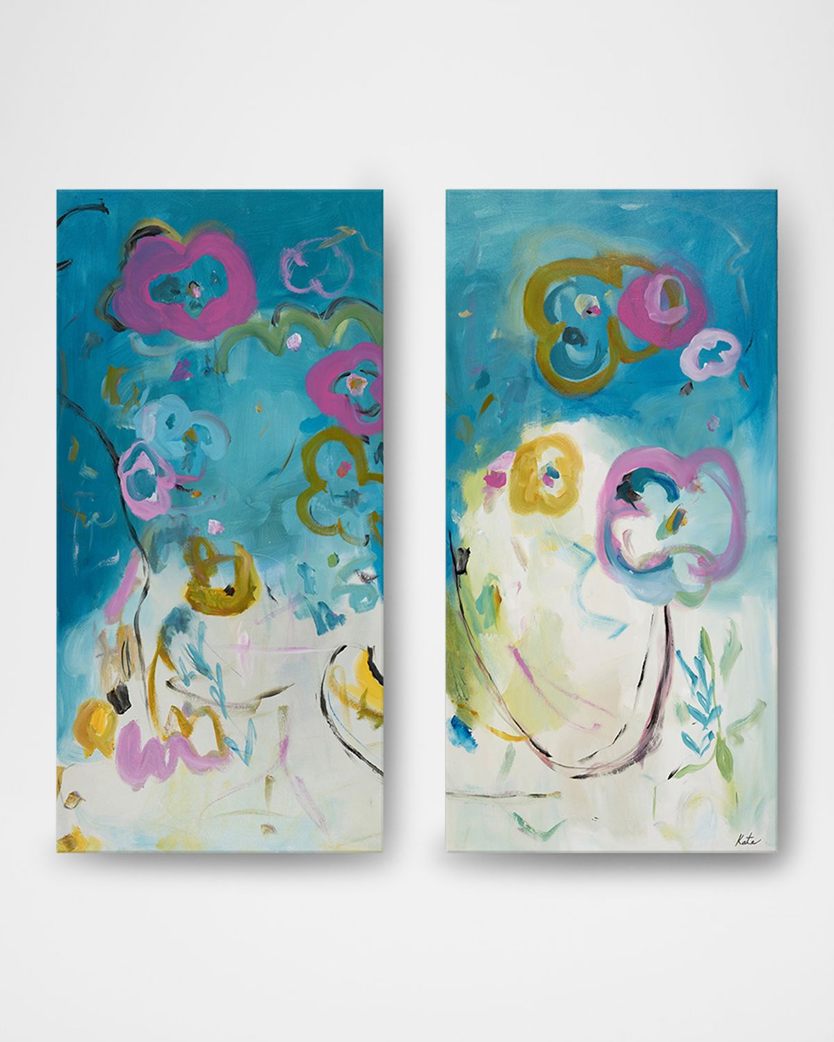 RFA Fine Art "Floral" Hand-Embellished Giclees by Kate Baldock, Set of 2 | Thumbnail 4 RFA Fine Art "Floral" Hand-Embellished Giclees by Kate Baldock, Set of 2 | Thumbnail 4
