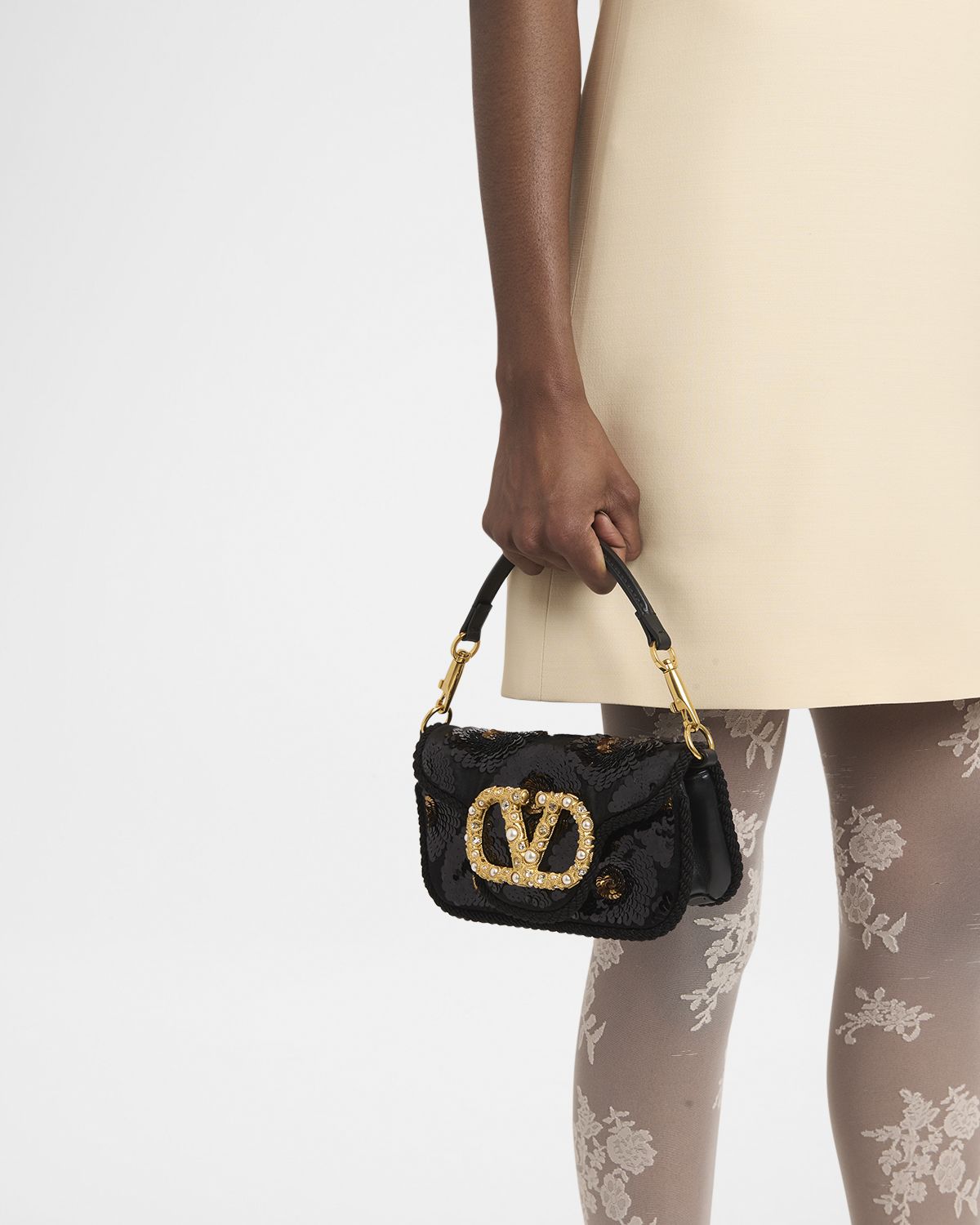 Valentino Garavani Loco Small Sequin Burst Shoulder Bag