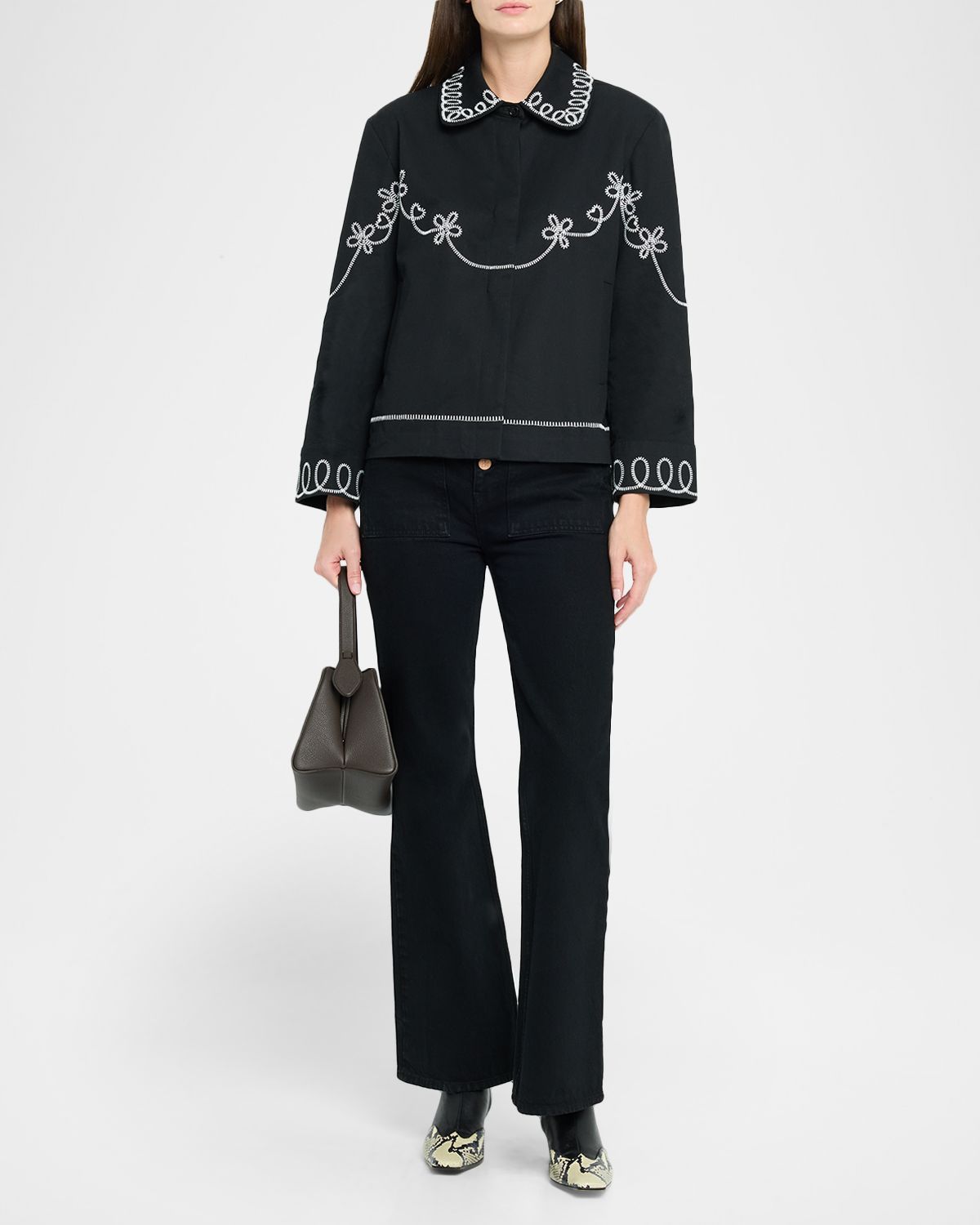 Rails Keaton Embroidered Shirt Jacket