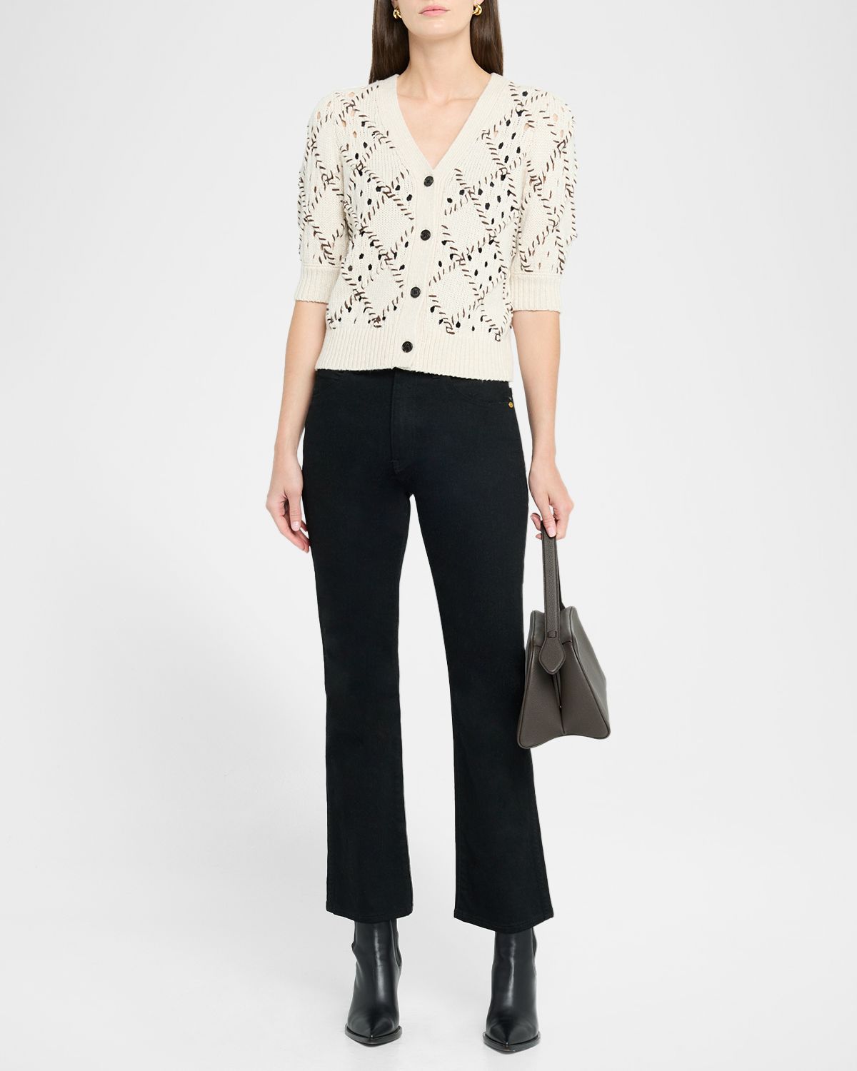 Rails Isla Whipstitch Diamond Cardigan