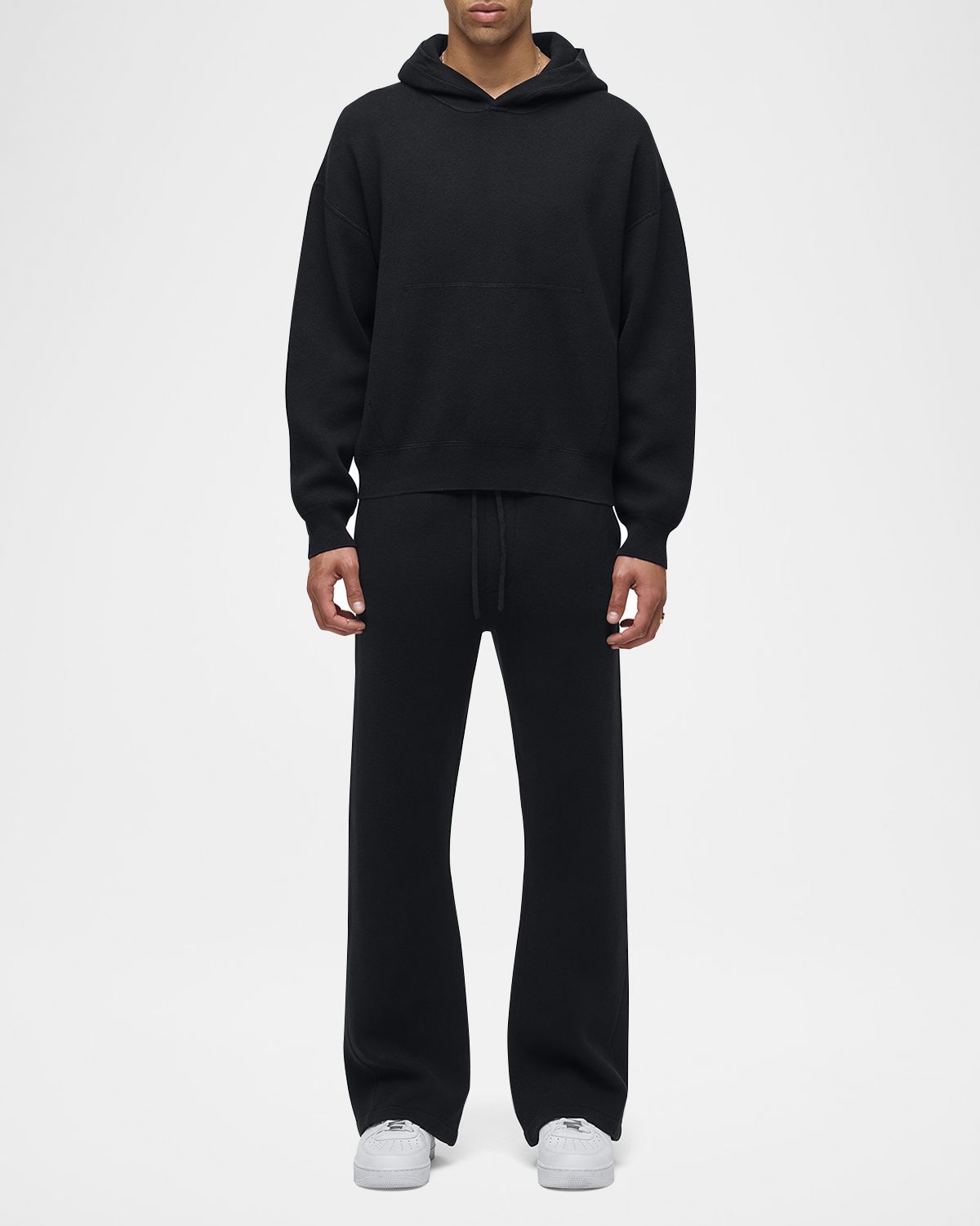 Hudson Men 's Cotton Double Knit Hoodie