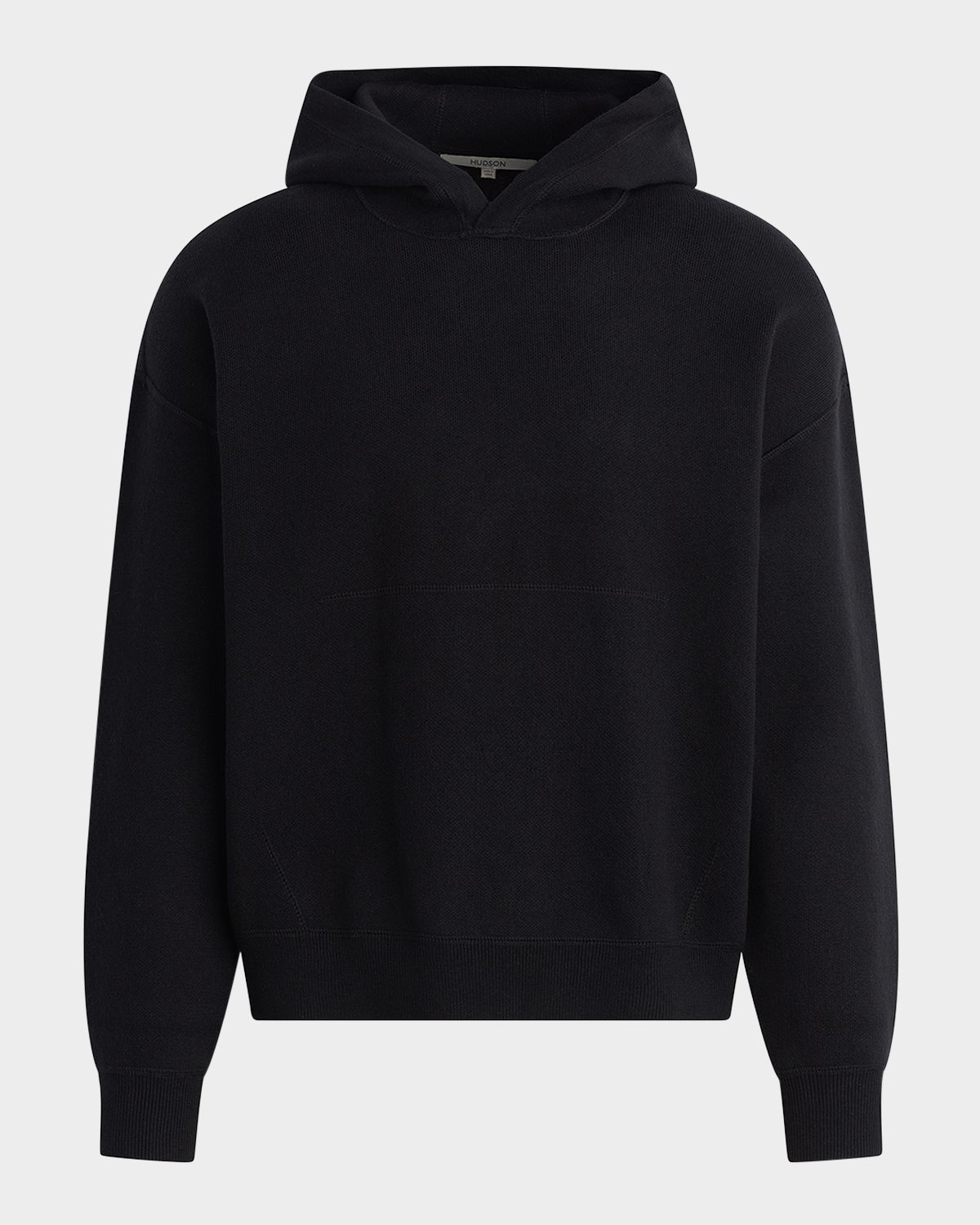 Hudson Men 's Cotton Double Knit Hoodie