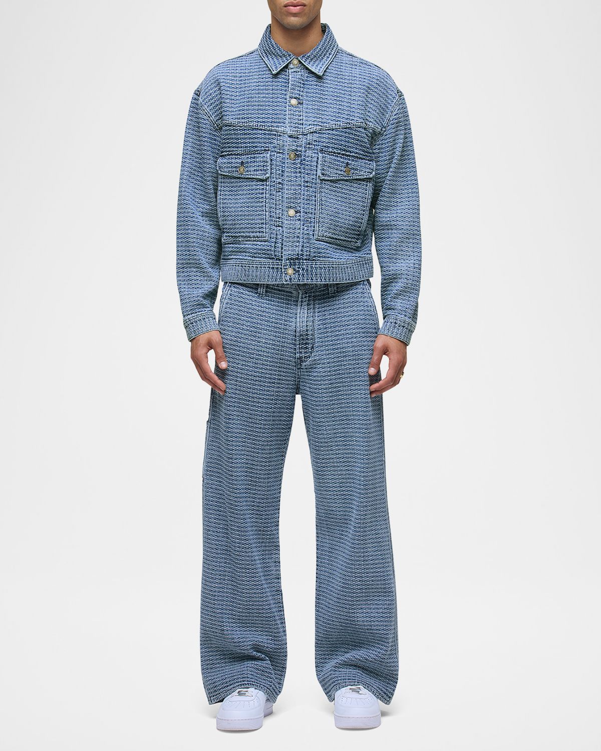 Hudson Men 's Luca Wide Leg Carpenter Jeans