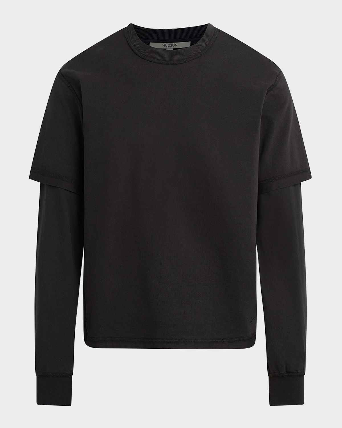 Hudson Men 's Hybrid Long-Sleeve T-Shirt