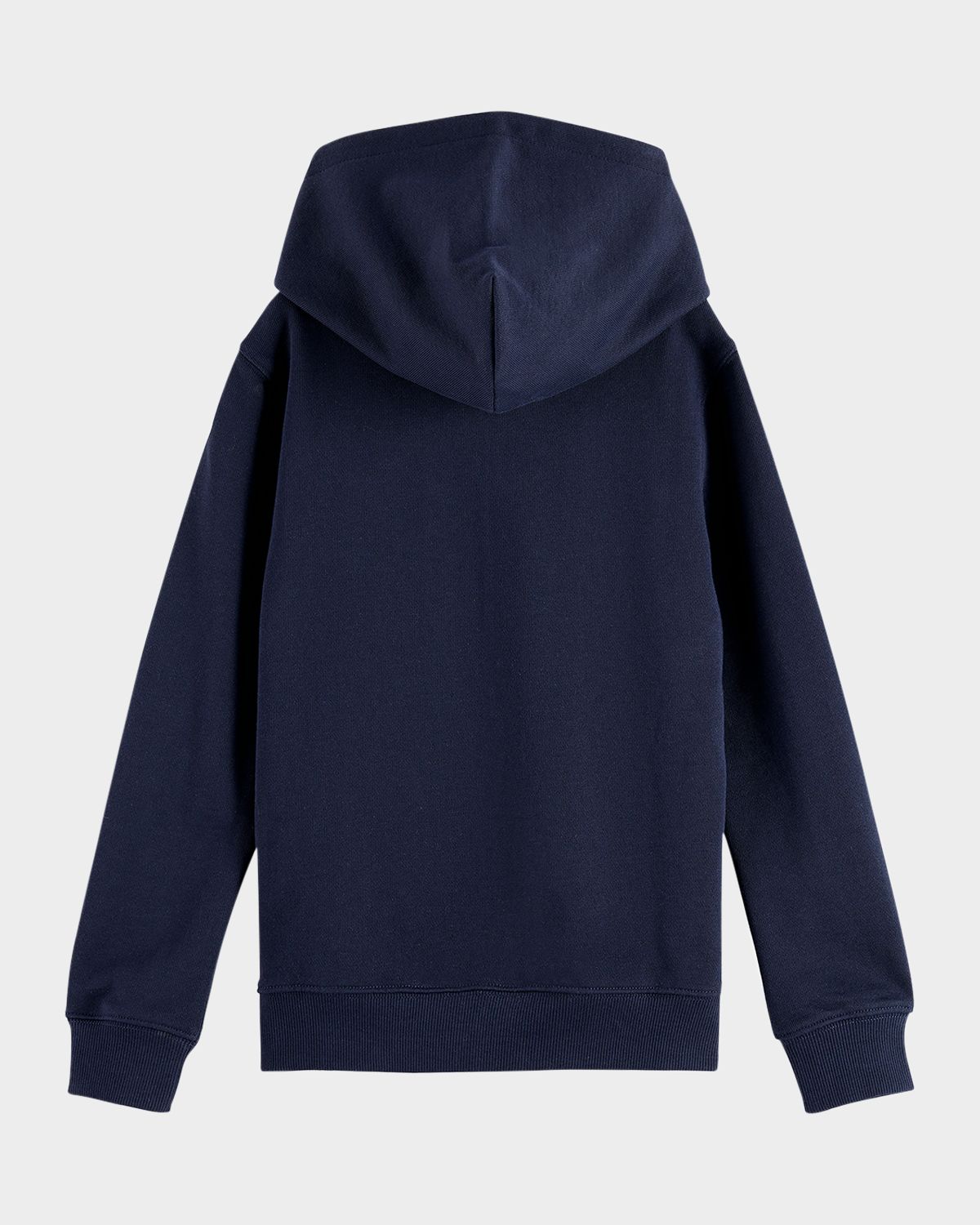 Scotch & Soda Boy 's Core French Terry Logo Badge Zip-Front Hoodie, Size 4-12