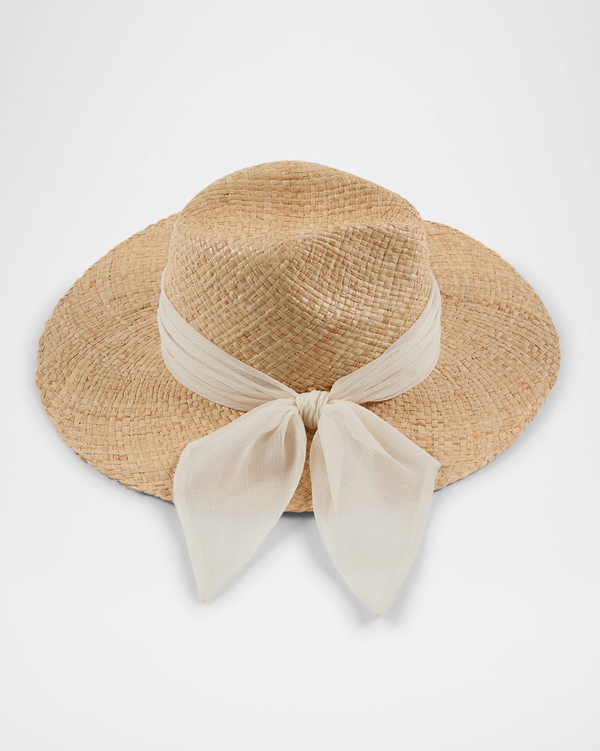 Eugenia Kim Emmanuelle Raffia Wide-Brim Fedora