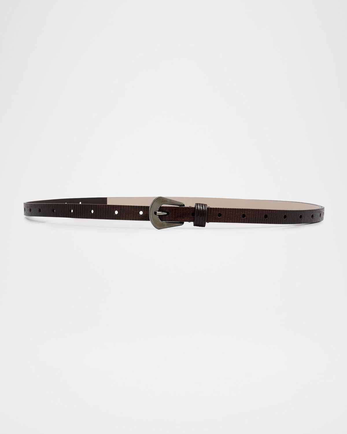 Brunello Cucinelli Carved Leather Belt