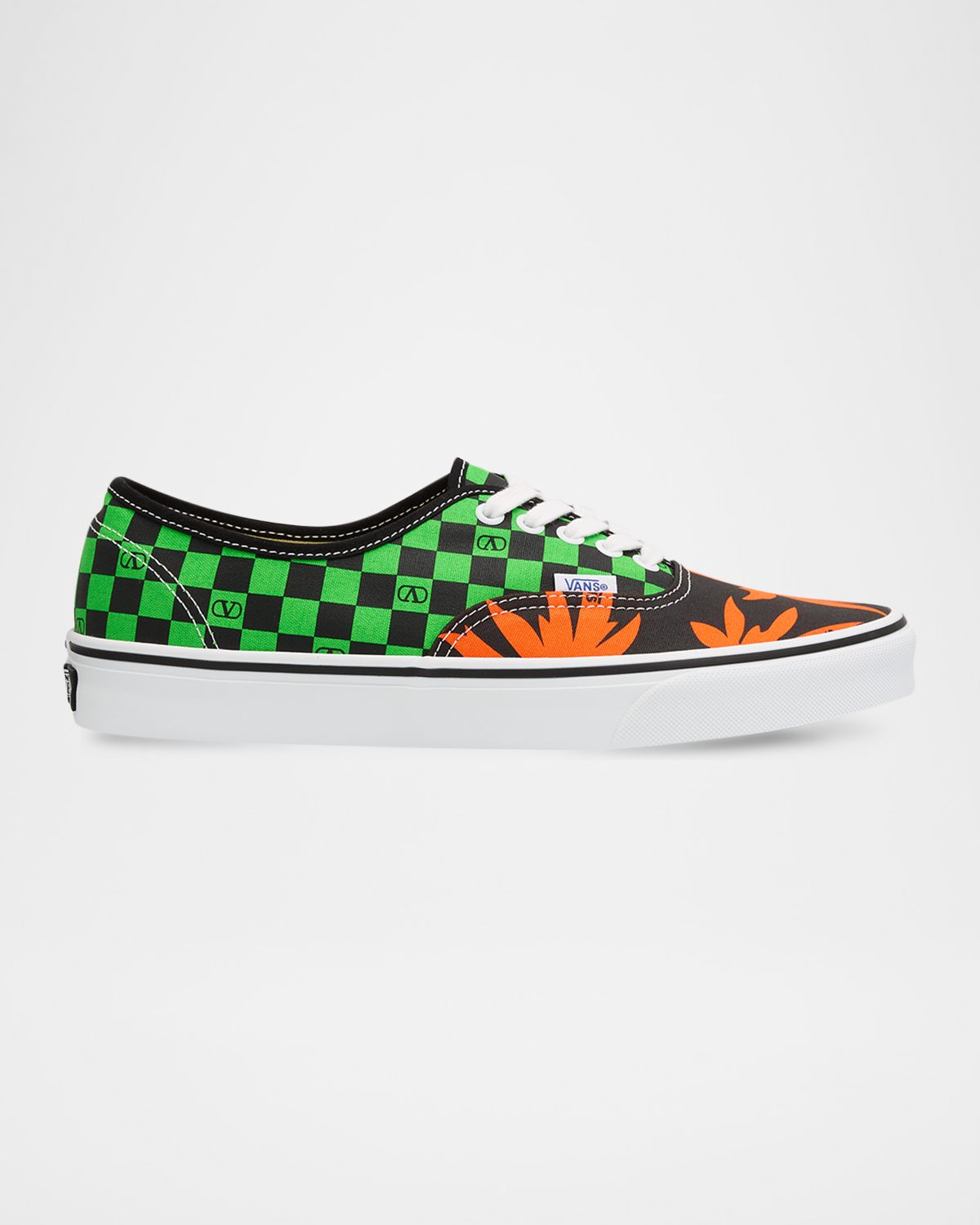 Valentino Garavani x Vans Men 's Tess St VLogo Tropical Canvas Low-Top Sneakers | Thumbnail 7 Valentino Garavani x Vans Men 's Tess St VLogo Tropical Canvas Low-Top Sneakers | Thumbnail 7