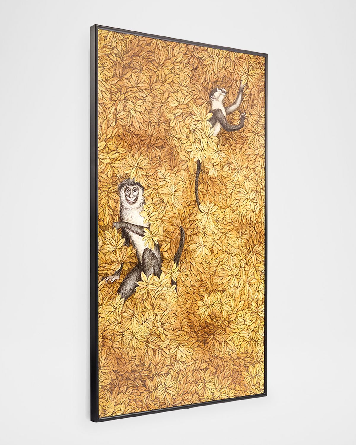 Fornasetti Scimmie e Foglie Decorative Panel Wall Art