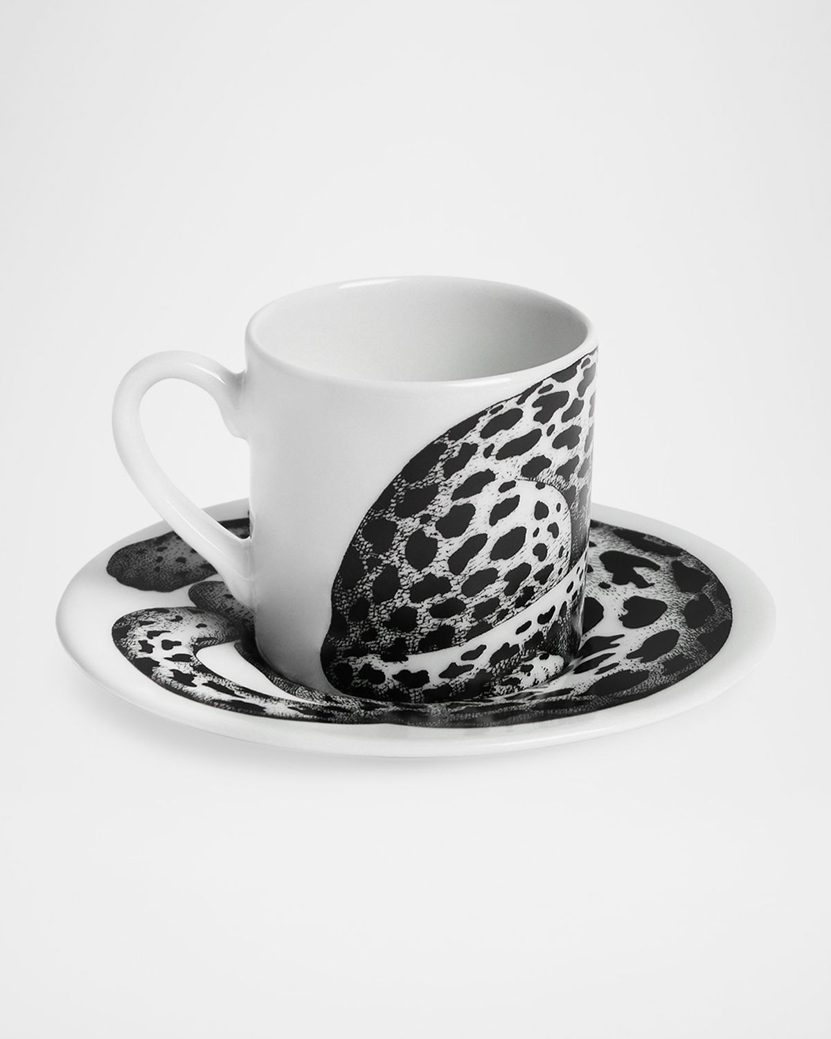 Fornasetti High Fidelity Leopard Print Coffee Mug