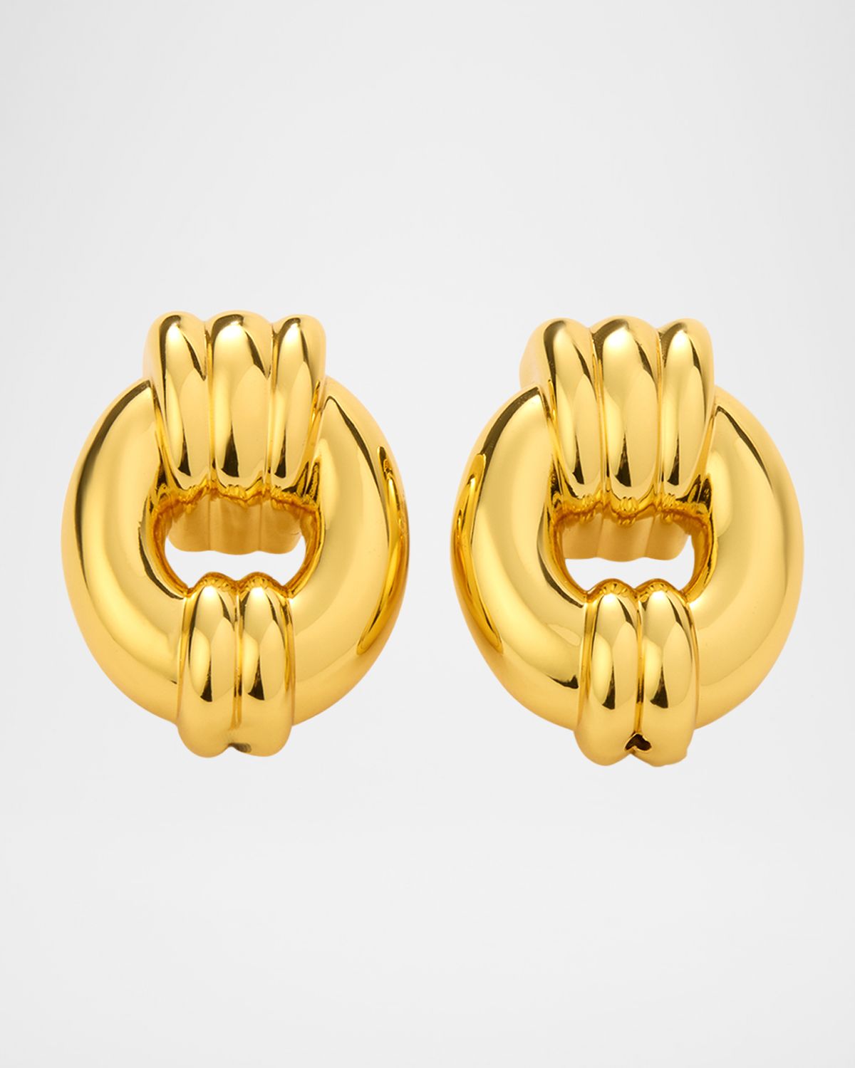 Aureum Collective Nara 24K Gold-Plated Knot Earrings