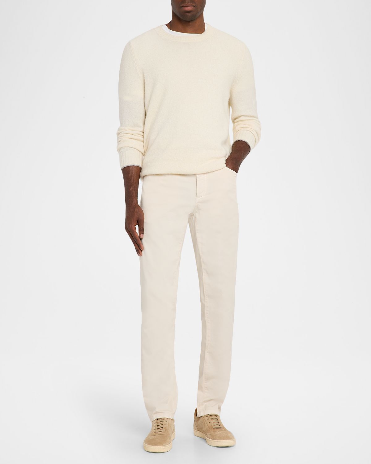 Brunello Cucinelli Men 's Slim-Fit Stretch Cotton Pants | Thumbnail 5 Brunello Cucinelli Men 's Slim-Fit Stretch Cotton Pants | Thumbnail 5