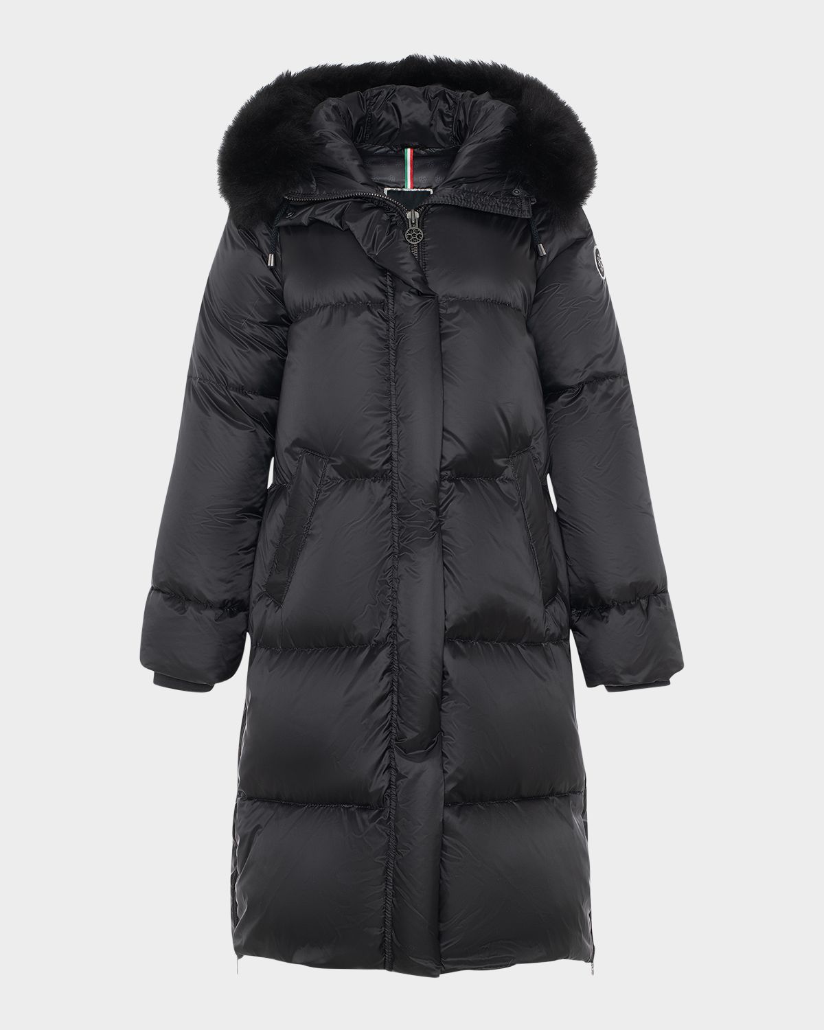 Gorski Apres-Ski Jacket With Detachable Toscana Lamb Shearling Hood Trim