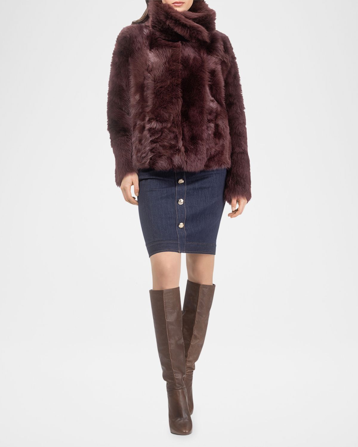 Gorski Reversible Toscana Lamb Shearling Jacket