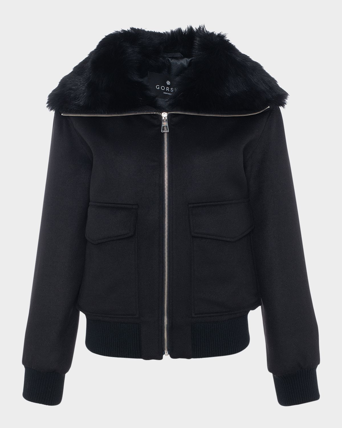 Gorski Jacket with Select Lamb Shearling Collar