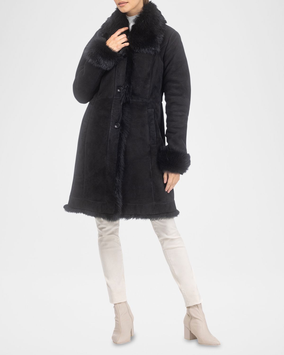 Gorski Merino Shearling Lamb Stroller