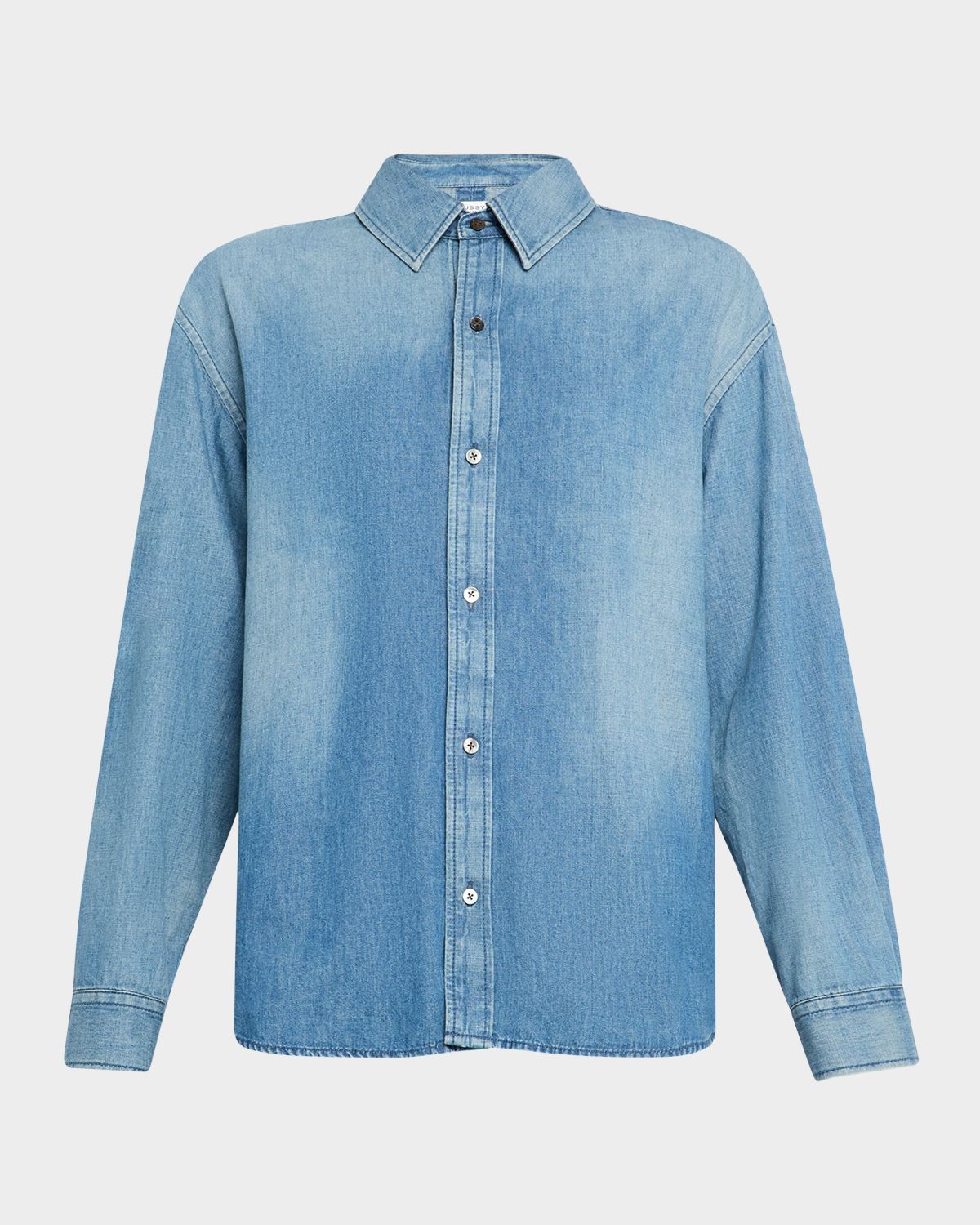 MOUSSY VINTAGE Felton Long-Sleeve Denim Shirt