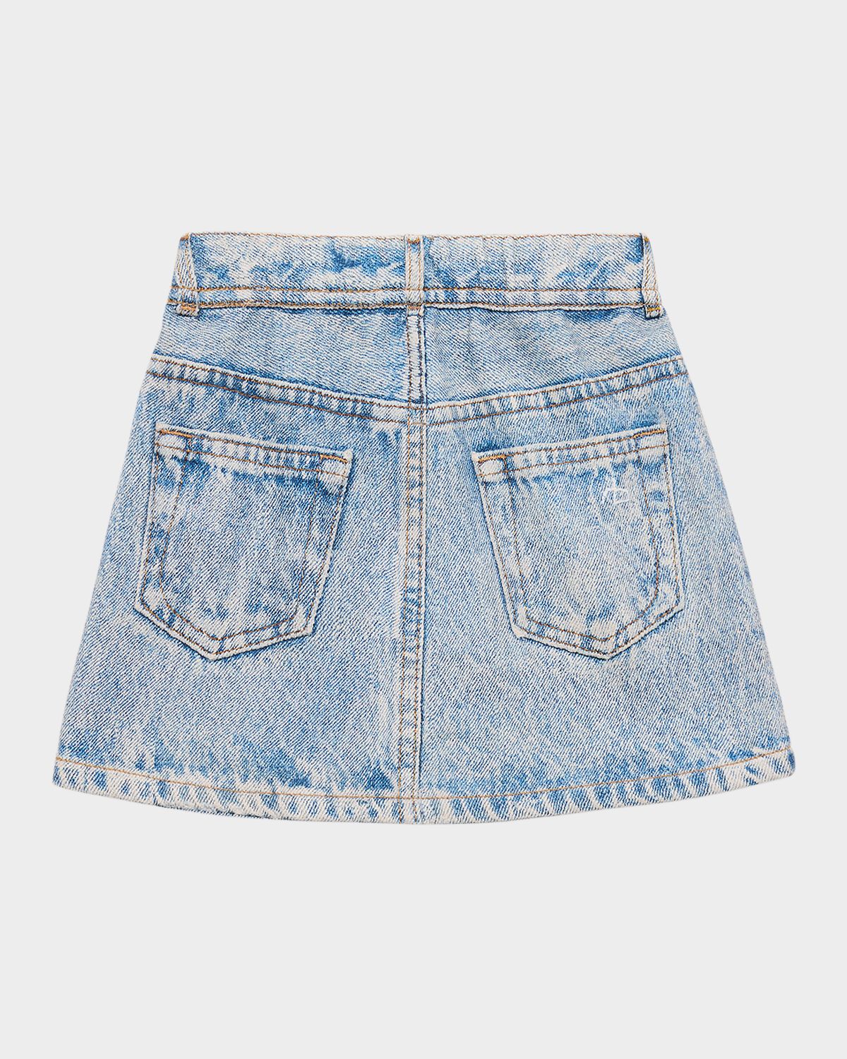 Rag & Bone Girl 's Miramar Cotton Terry Mini Skirt, Size 12M-10