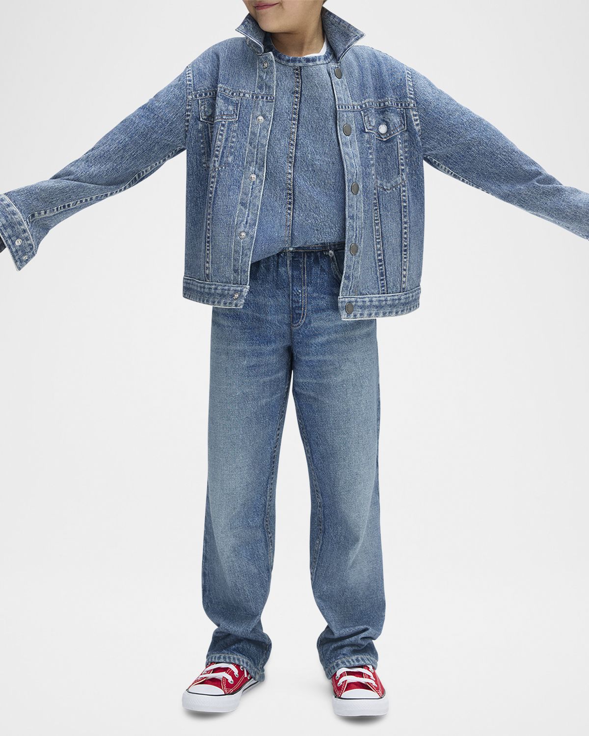 Rag & Bone Kid 's Mini Miramar Trucker Jacket, Size 12M-10