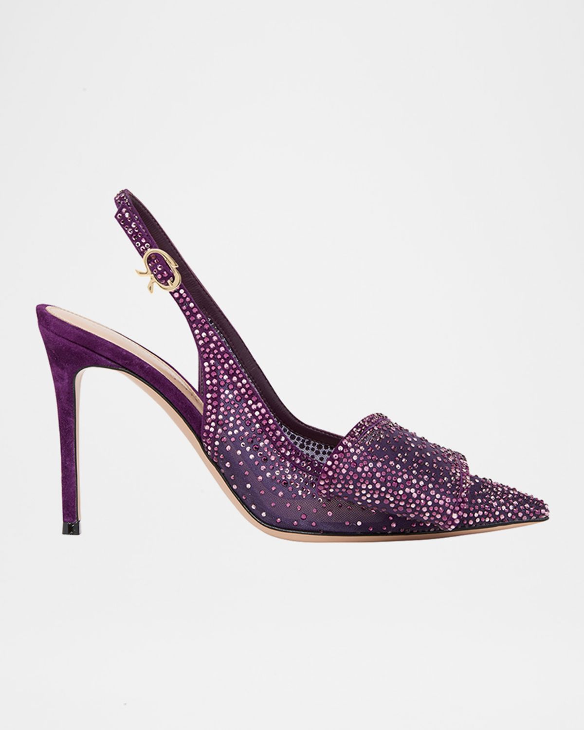 Gianvito Rossi Crystal Organza Slingback Pumps | Thumbnail 7 Gianvito Rossi Crystal Organza Slingback Pumps | Thumbnail 7