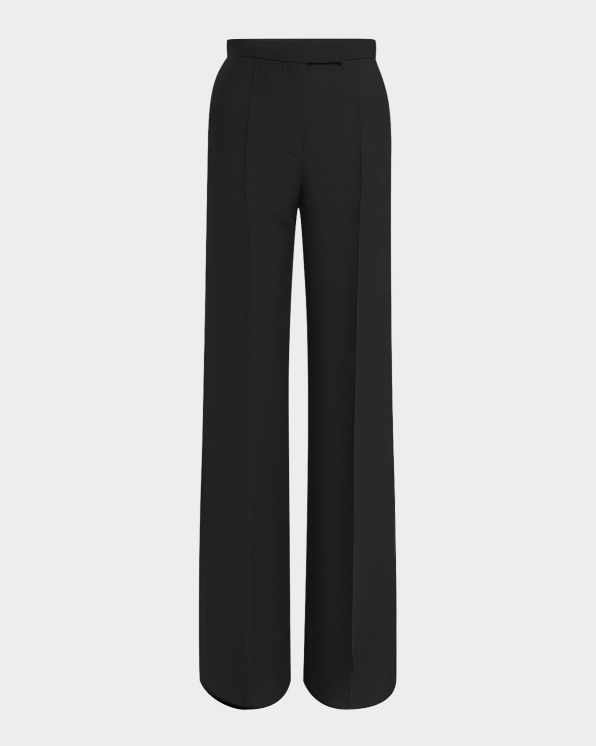 Valentino Garavani High-Rise Crepe Wide-Leg Pants