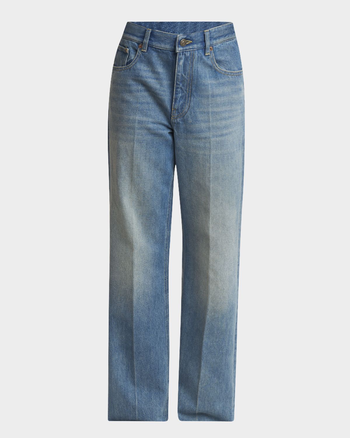 Valentino Garavani Mid-Rise Wide-Leg Denim Jeans | Thumbnail 6 Valentino Garavani Mid-Rise Wide-Leg Denim Jeans | Thumbnail 6