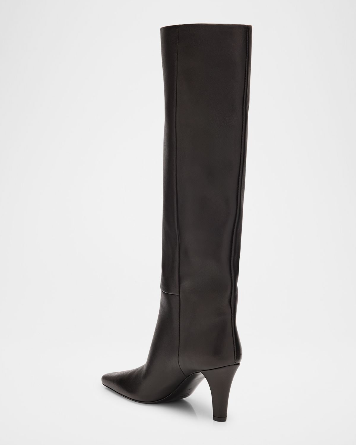 Saint Laurent Jill Smooth Leather Knee-High Boots