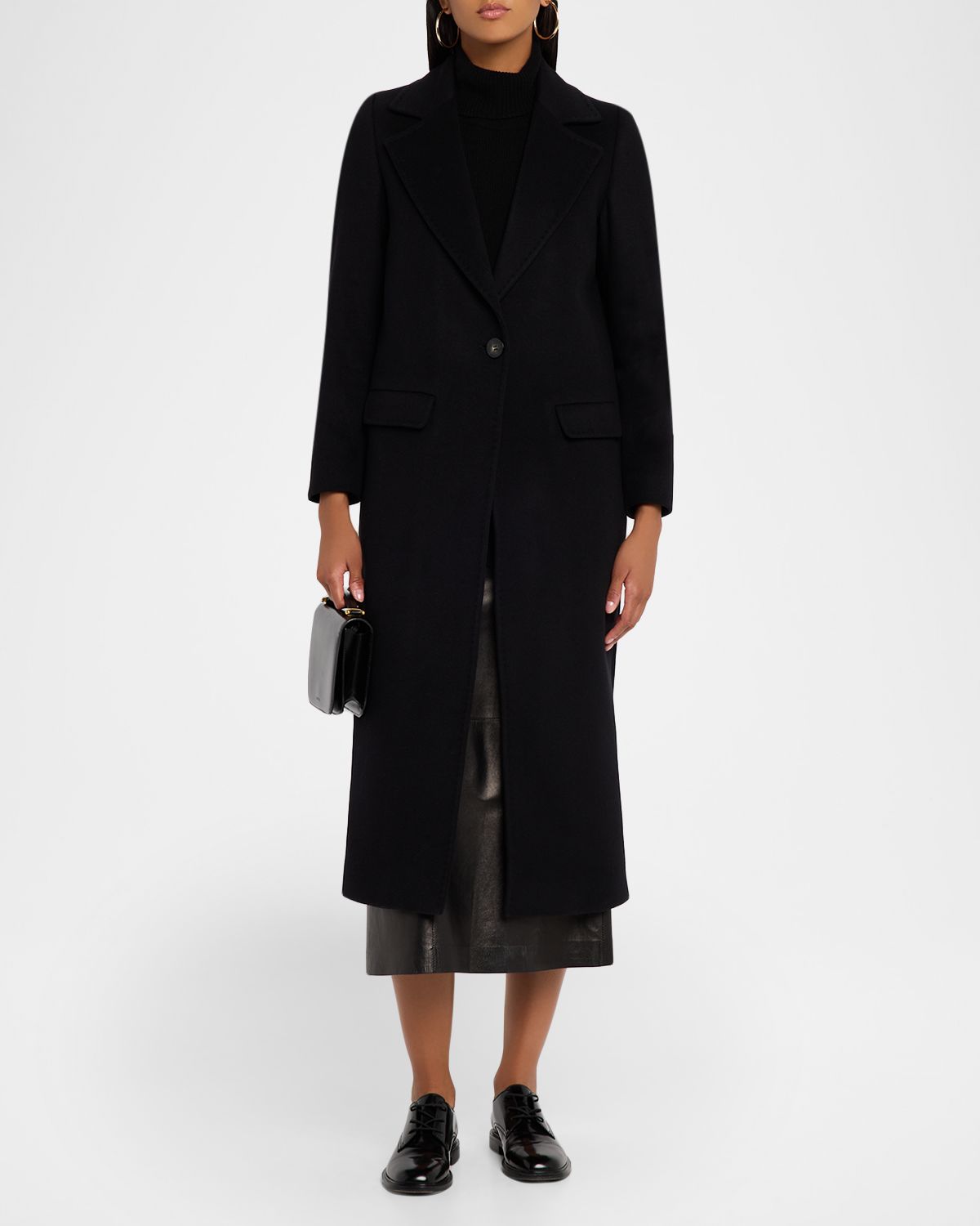 CHIARULLI Erica Mongolian Cashmere and Wool Coat