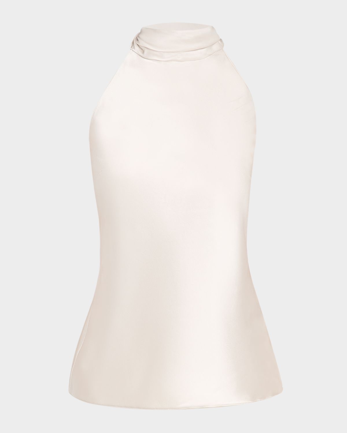 Ralph Lauren Collection Chilton Stretch Silk Charmeuse Halter Top