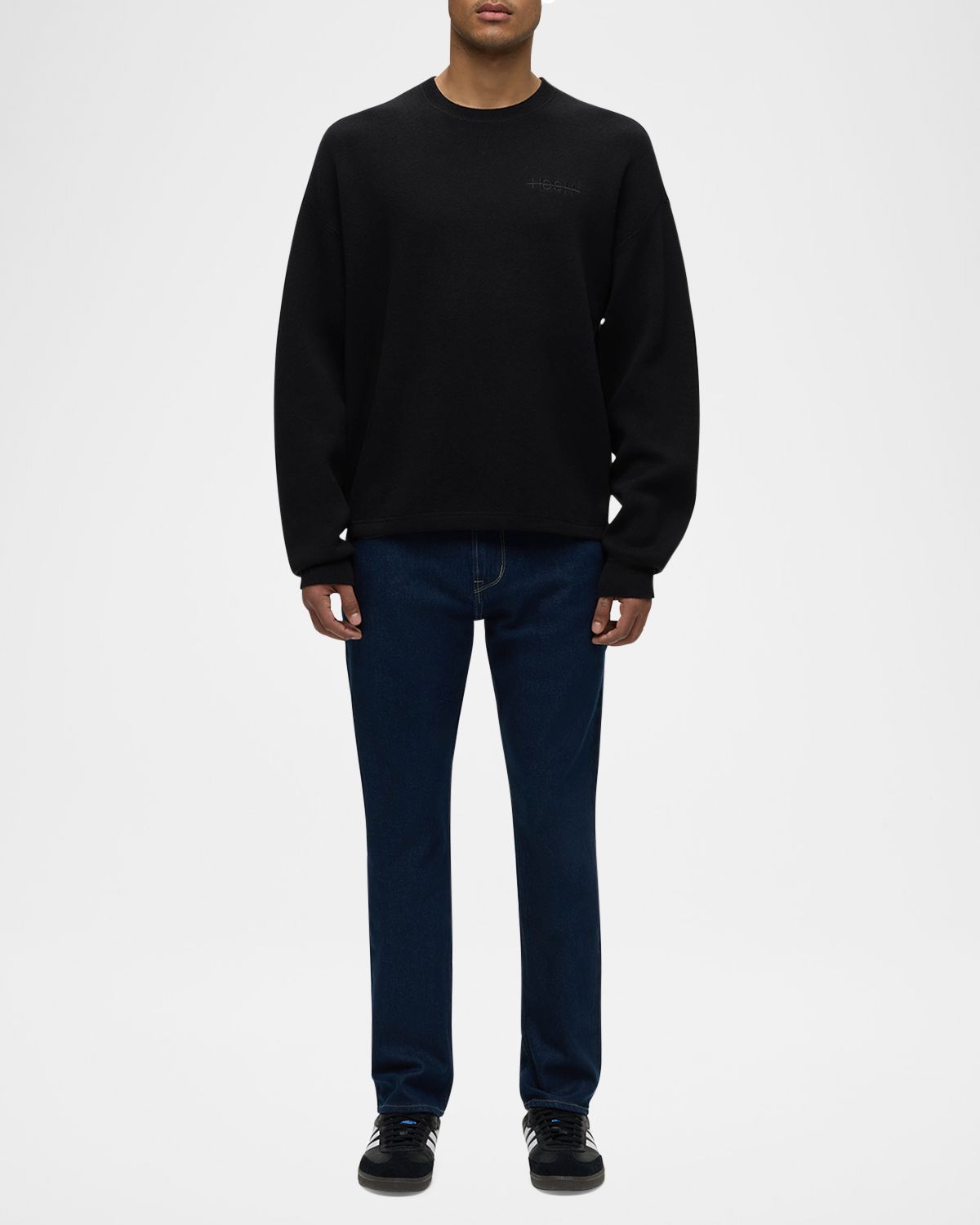 Hudson Men 's Blake Slim Fit Dark Wash Denim Jeans