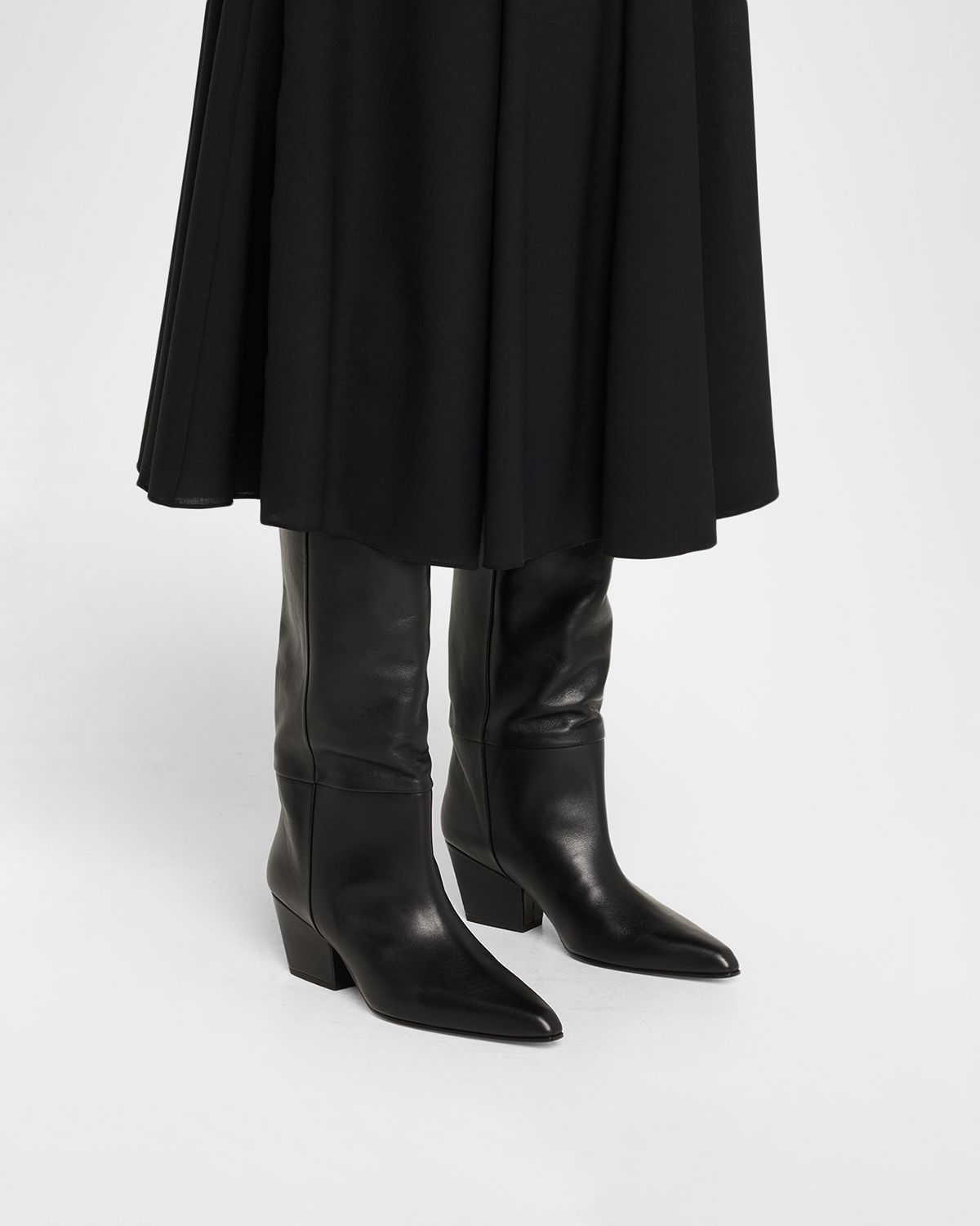 Paris Texas Jane Leather Knee Boots