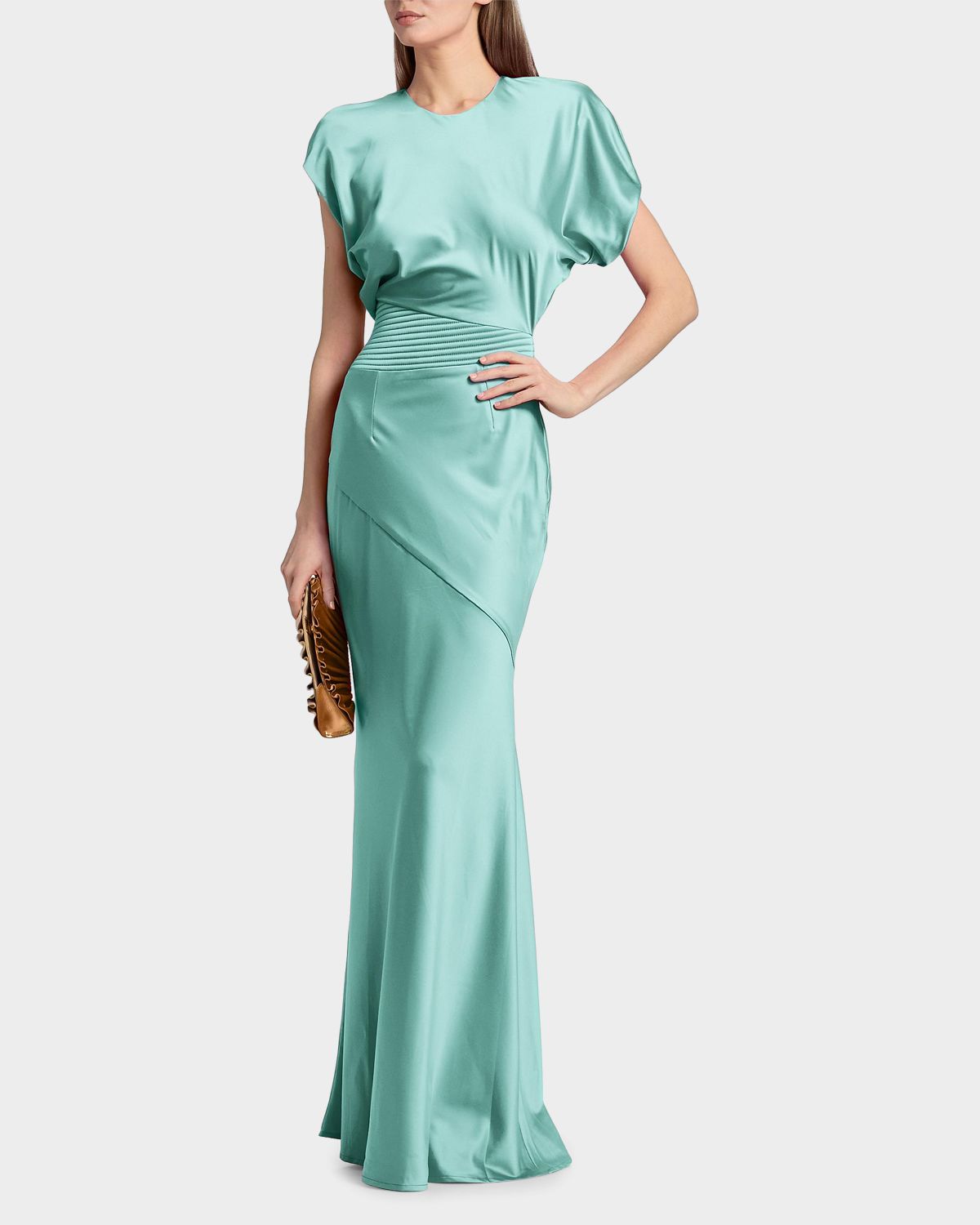 ZHIVAGO Bond Draped Stretch Satin Mermaid Gown | Thumbnail 7 ZHIVAGO Bond Draped Stretch Satin Mermaid Gown | Thumbnail 7