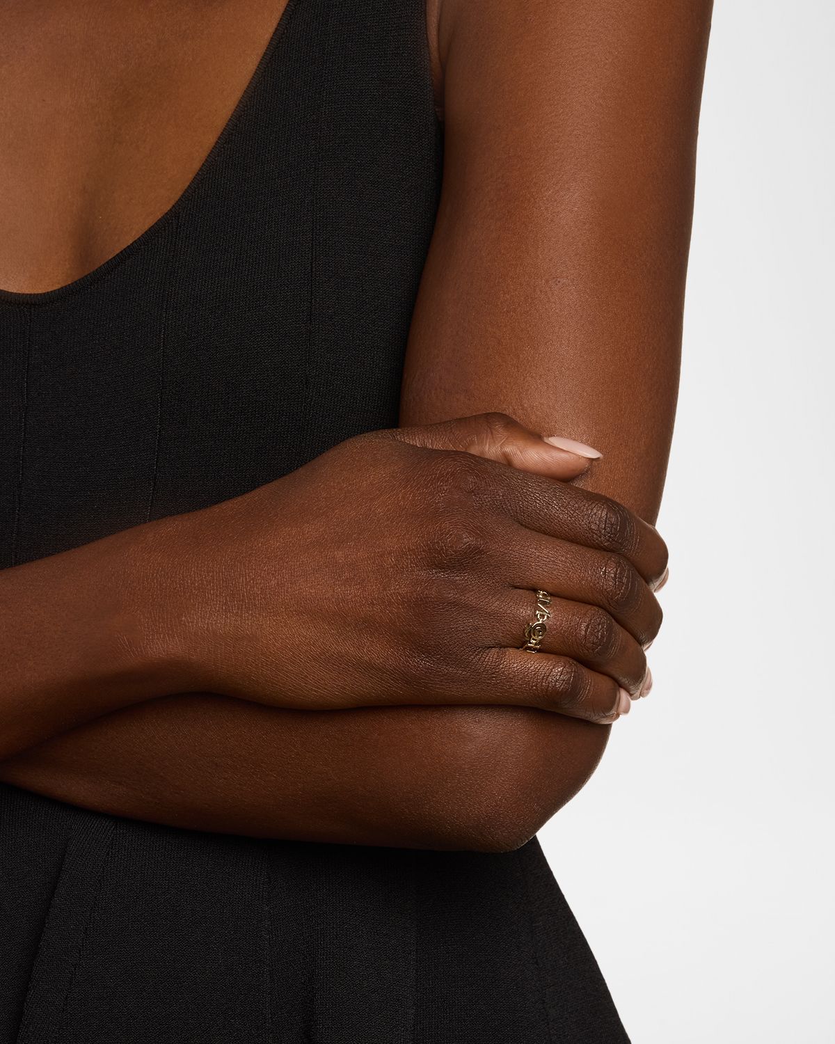 McQueen Logo Text Ring