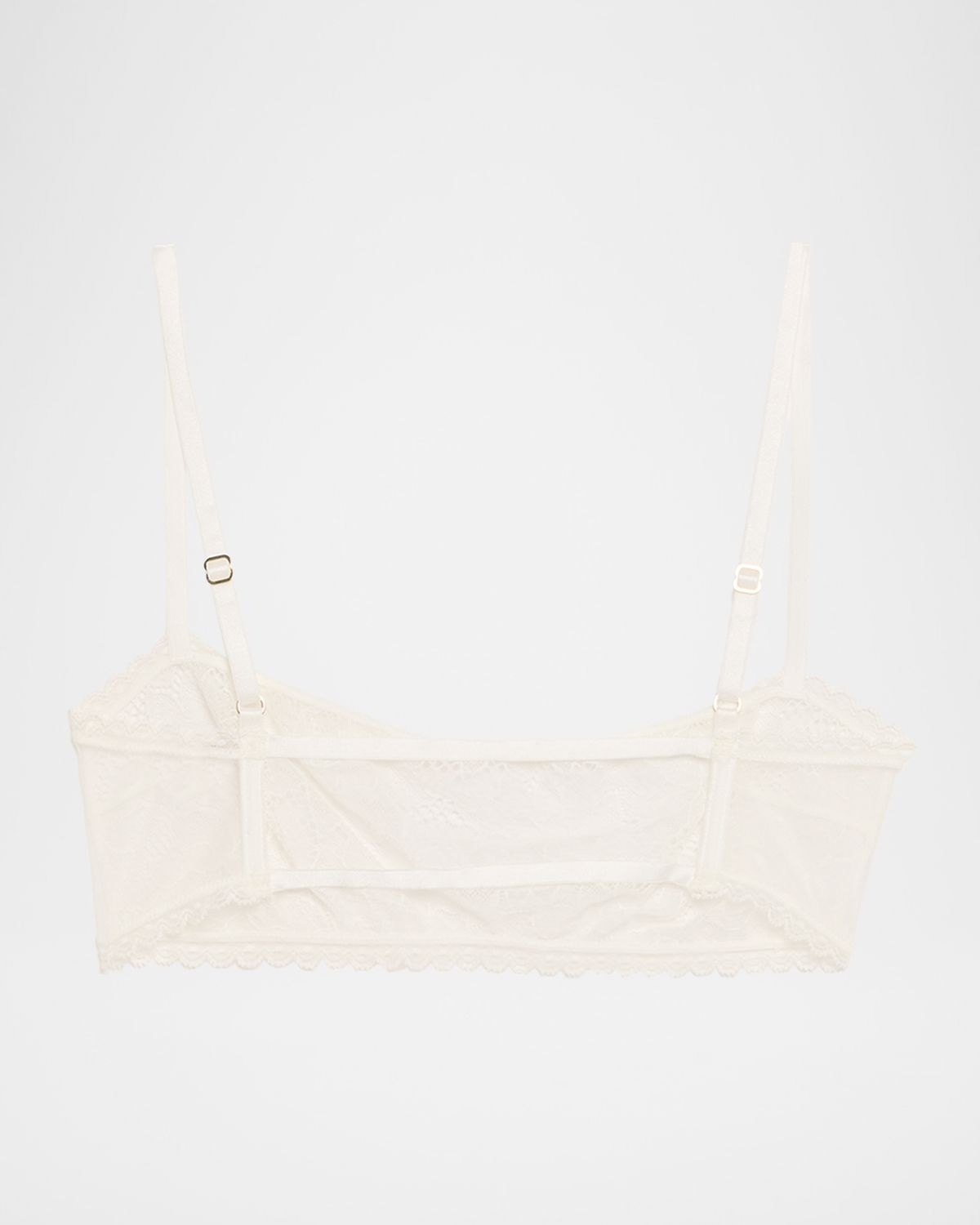 Kiki De Montparnasse Dahlia Scalloped Lace Bandeau