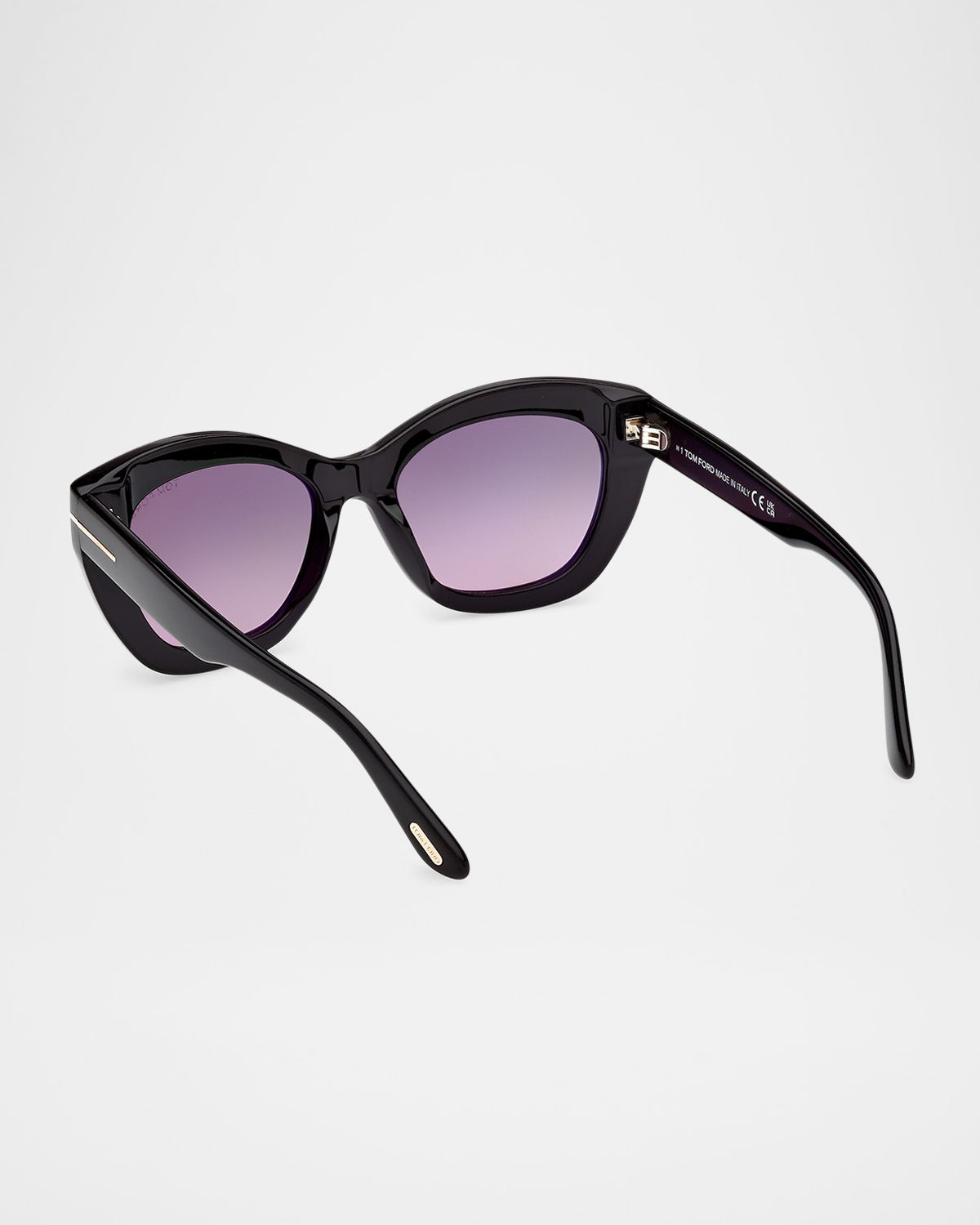 TOM FORD Linda-02 Polarized Acetate Cat-Eye Sunglasses