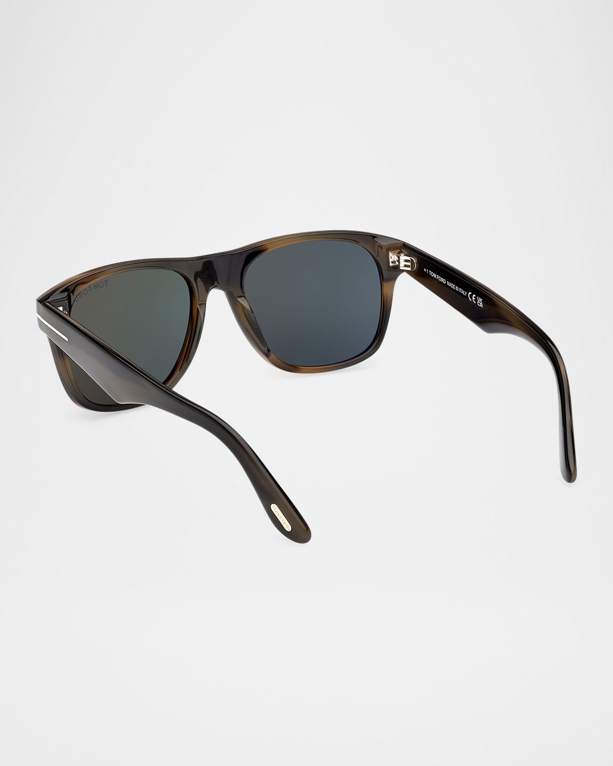 TOM FORD Men 's Marlon-02 Acetate Square Sunglasses