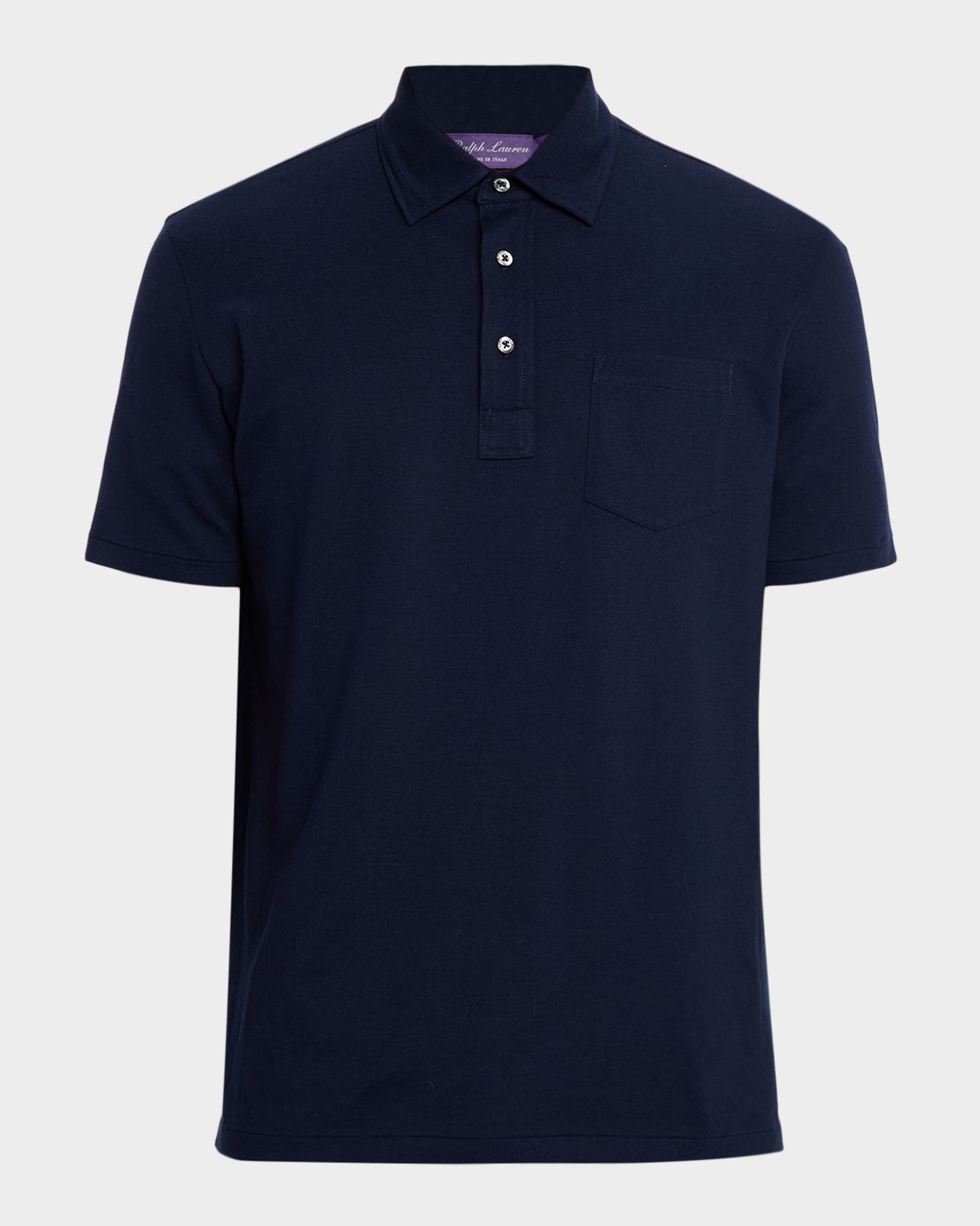 Ralph Lauren Purple Label Cotton-Cashmere Piqué Polo Shirt | Thumbnail 6 Ralph Lauren Purple Label Cotton-Cashmere Piqué Polo Shirt | Thumbnail 6