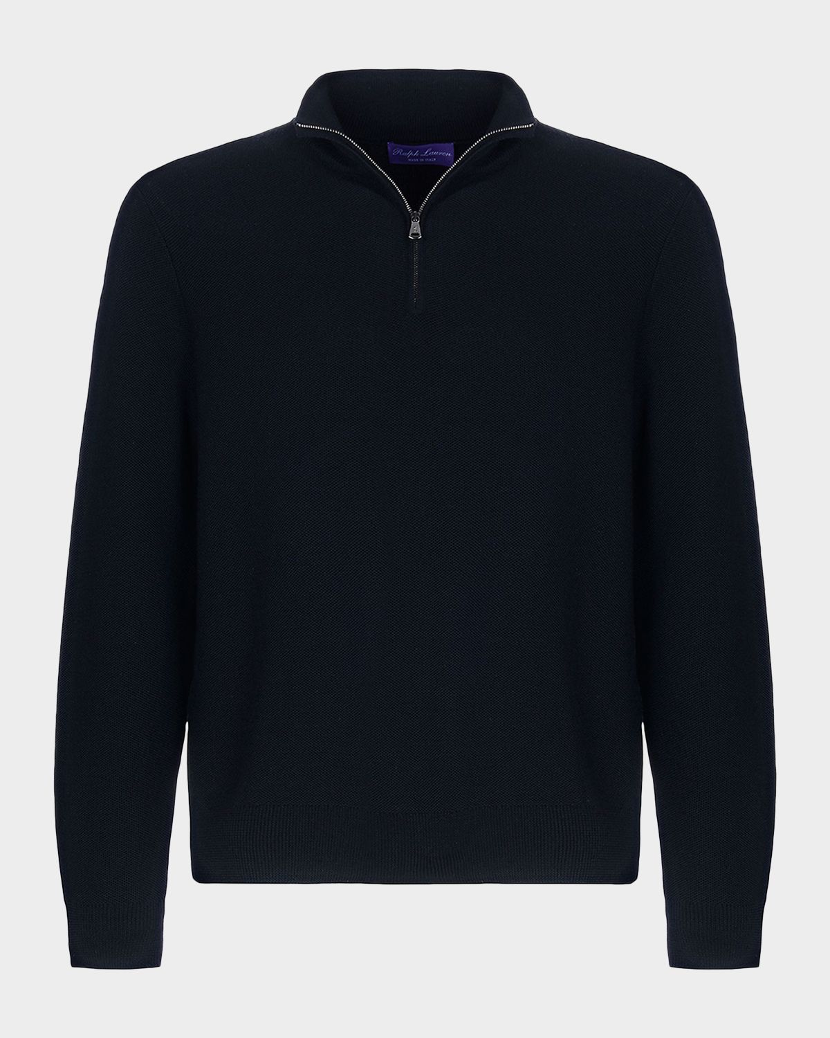 Ralph Lauren Purple Label Piqué-Knit Wool Quarter-Zip Sweater | Thumbnail 6 Ralph Lauren Purple Label Piqué-Knit Wool Quarter-Zip Sweater | Thumbnail 6