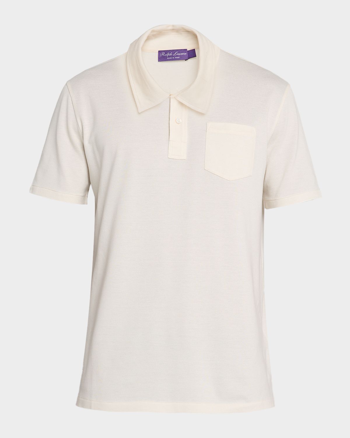 Ralph Lauren Purple Label Cotton-Cashmere Piqué Polo Shirt | Thumbnail 6 Ralph Lauren Purple Label Cotton-Cashmere Piqué Polo Shirt | Thumbnail 6