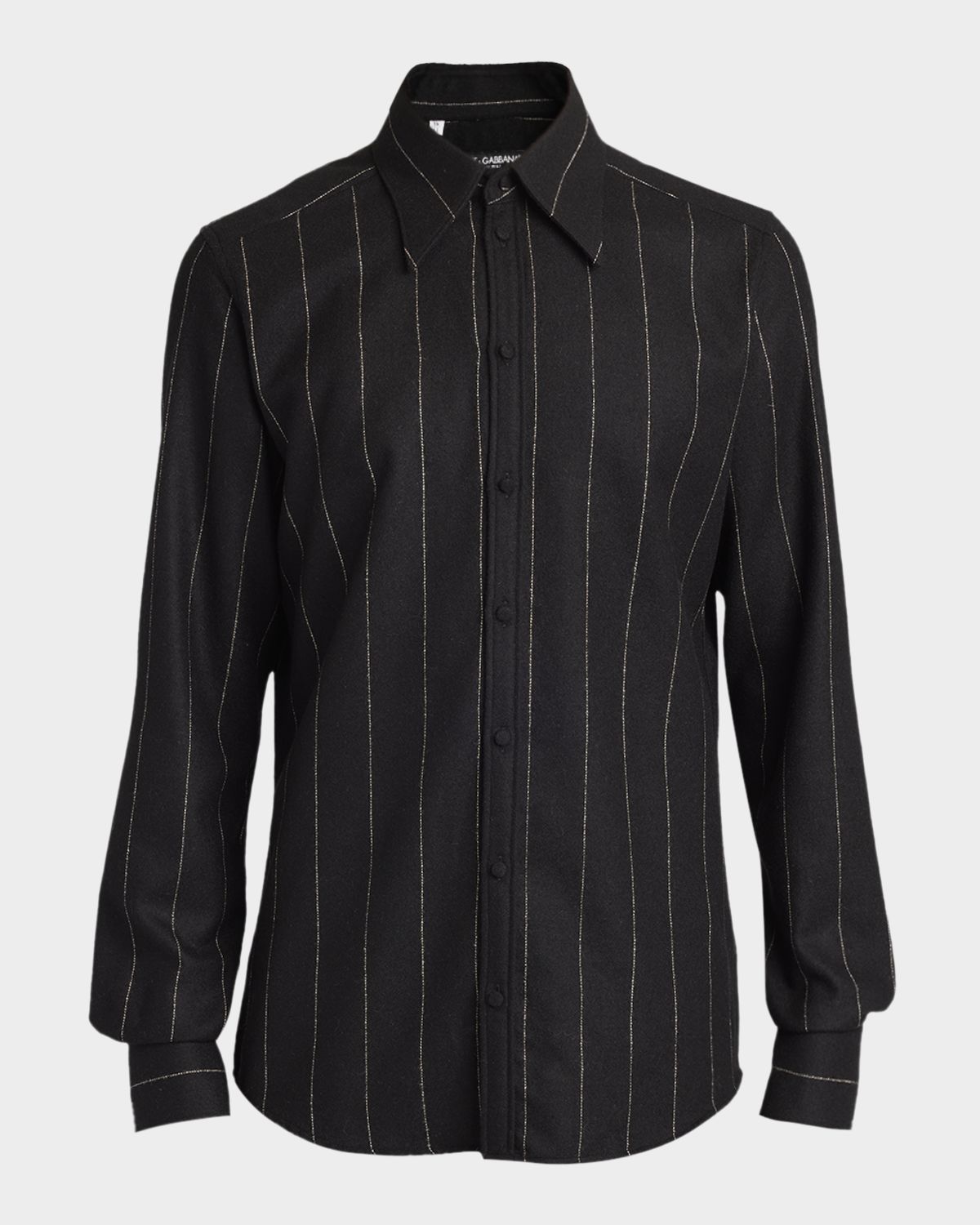 Dolce & Gabbana Men 's Pinstripe Wool-Blend Shirt