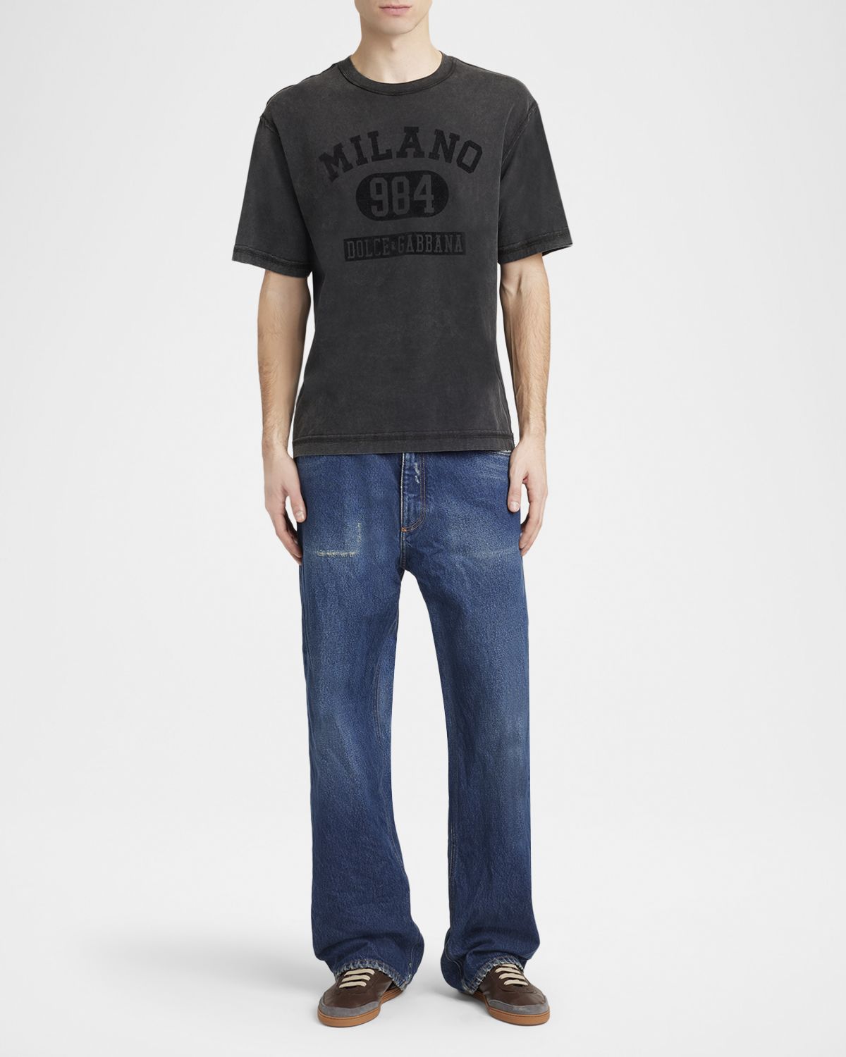 Dolce & Gabbana Men 's Milano Logo Graphic T-Shirt