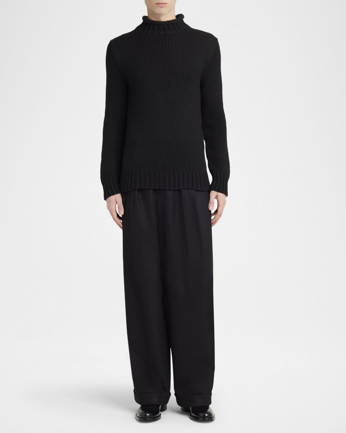 Dolce & Gabbana Men 's Wool and Cashmere Slim Crewneck Sweater