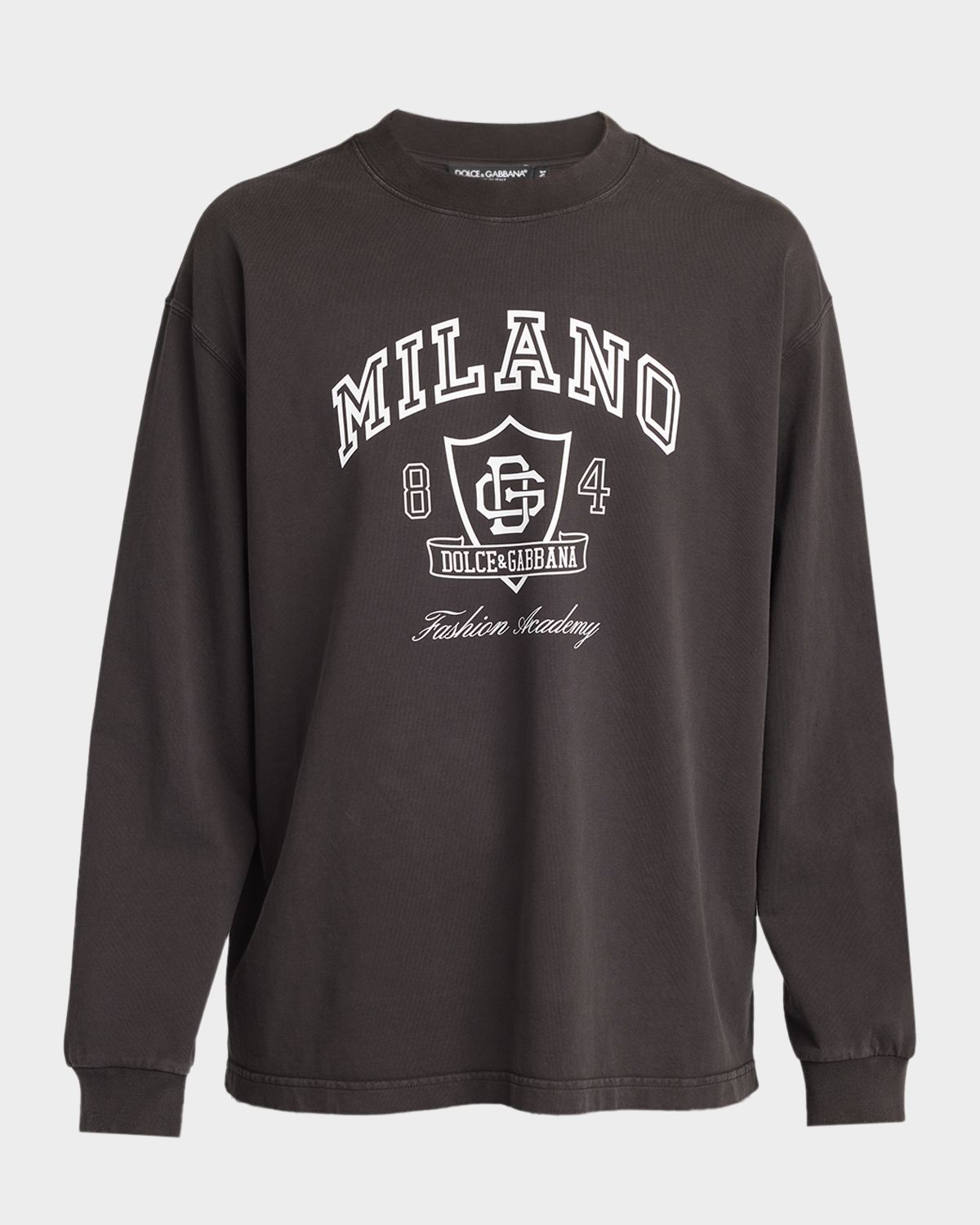 Dolce & Gabbana Men 's Long-Sleeve Logo Graphic T-Shirt