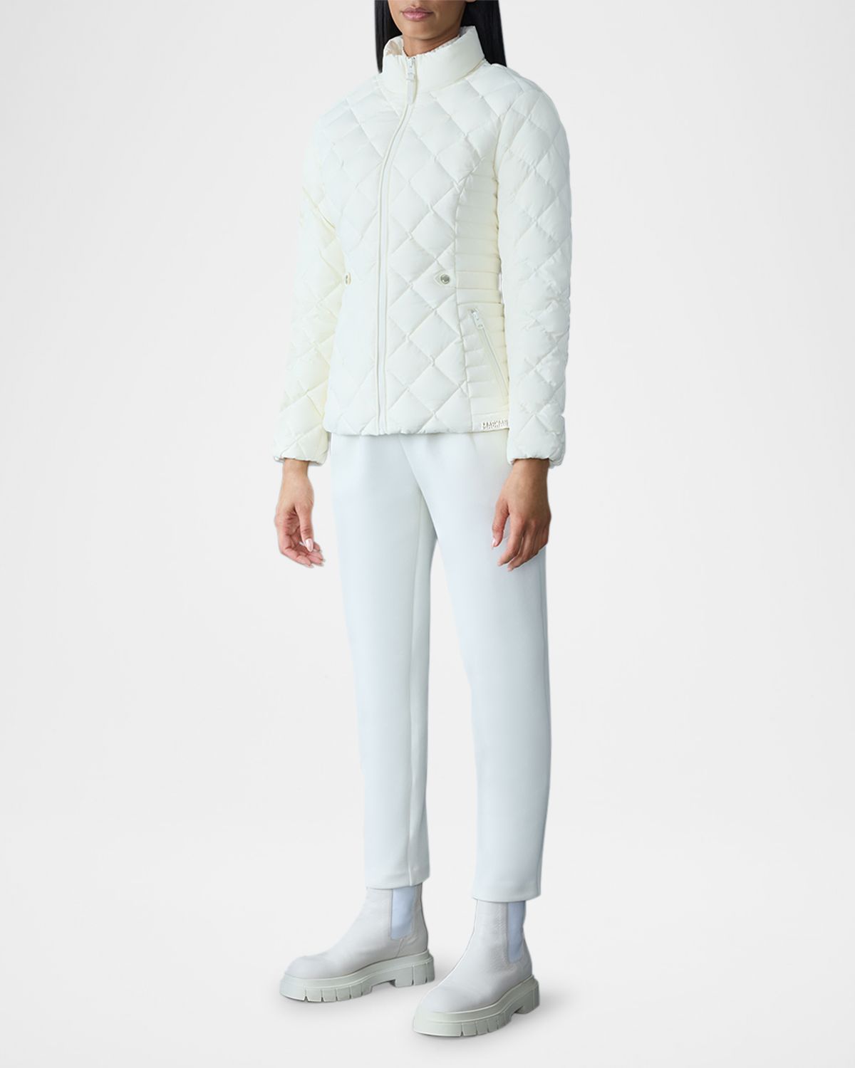 Mackage Vik Diamond-Quilted Short Down Jacket