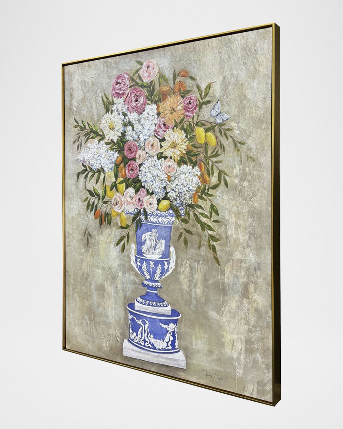 Paragon Decors "Arrangement in Blue" Hand-Embellished Giclee | Thumbnail 2