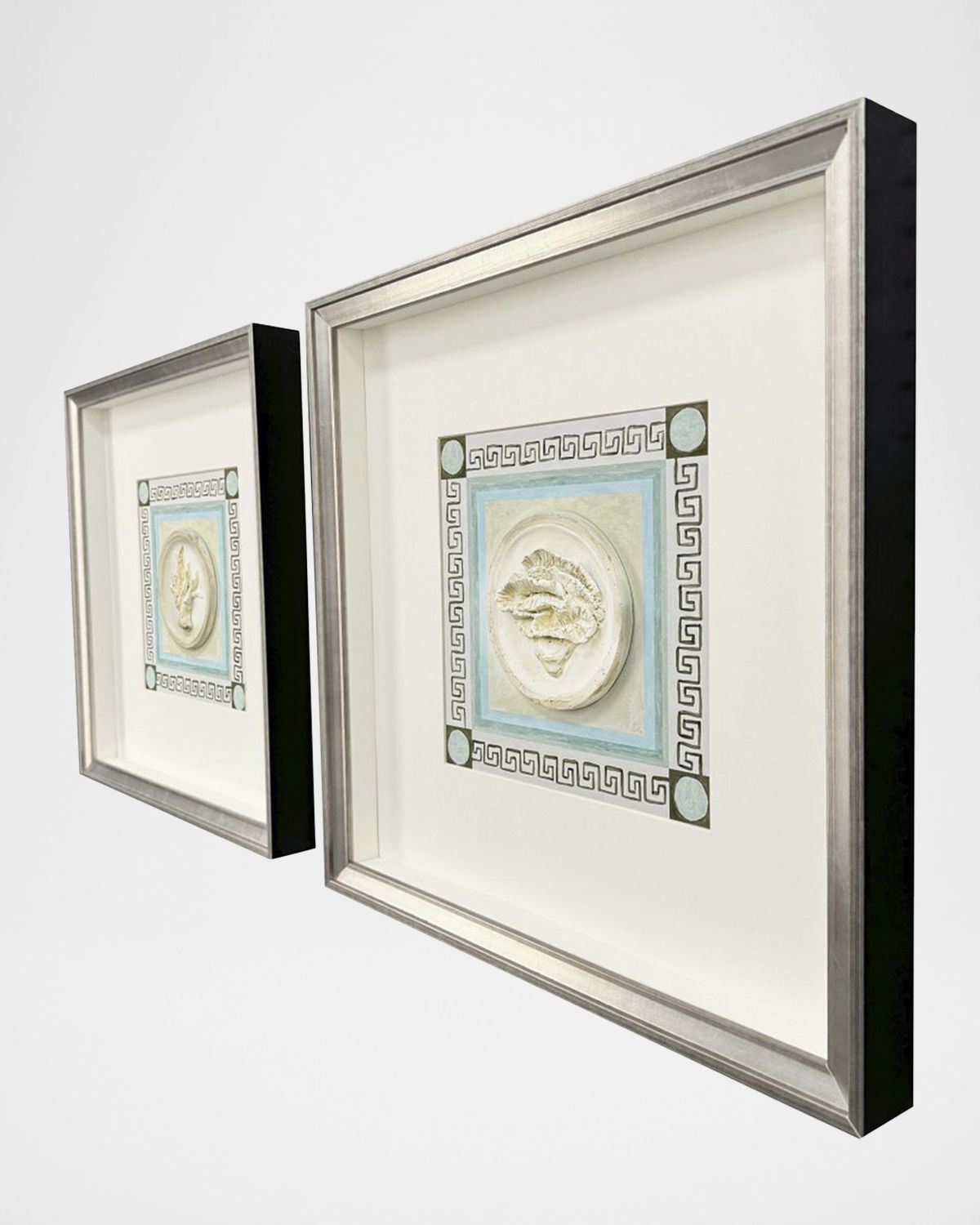 Paragon Decors "Coral Circles I" Hand-Embellished Giclees, Set of 2 | Thumbnail 2