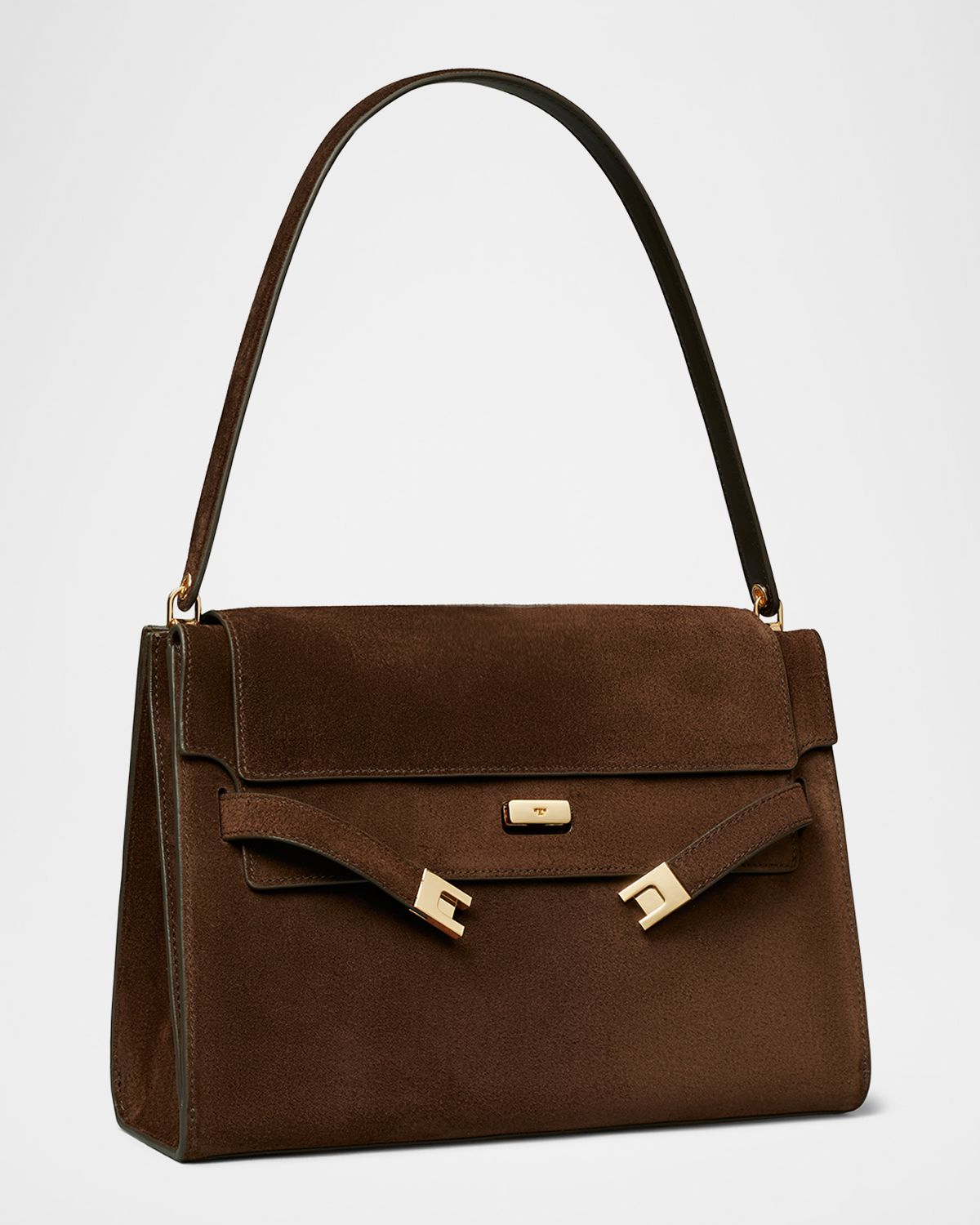 Tory Burch Large Suede Shoulder Bag | Thumbnail 5